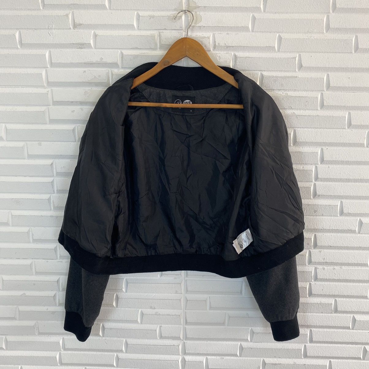 Cheap Monday × Japanese Brand ✨CHEAP MONDAY CROPPED BOMBER ZIPPER JACKET Size US S / EU 44-46 / 1 - 11 Thumbnail