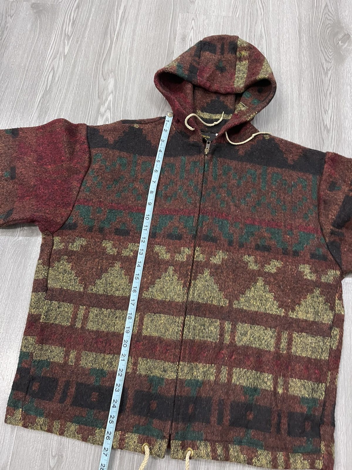 Aztech Mountain Asap rocky outfit design aztec Navajo Vintage Wool Hoodies Size US M / EU 48-50 / 2 - 13 Thumbnail