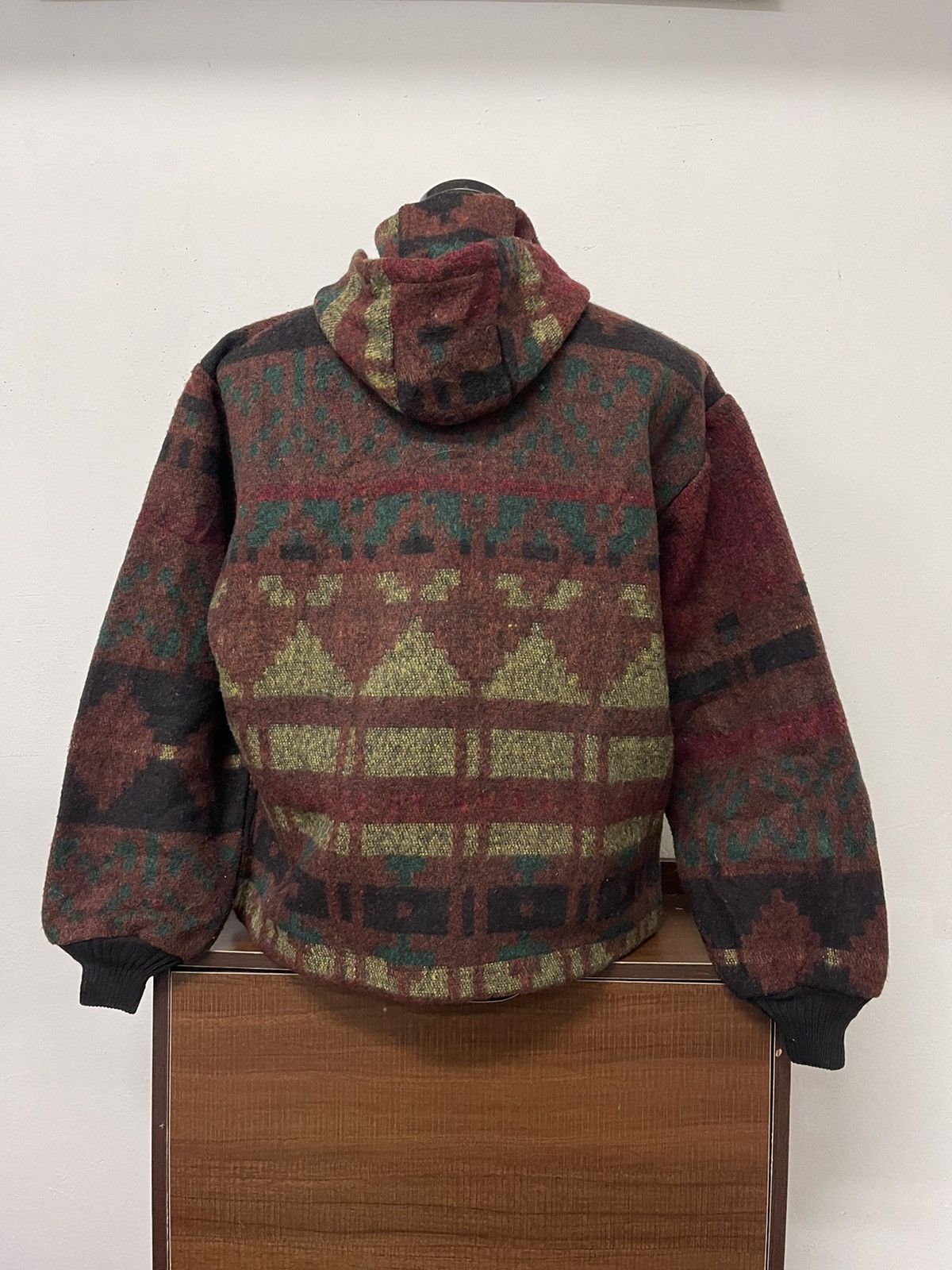 Aztech Mountain Asap rocky outfit design aztec Navajo Vintage Wool Hoodies Size US M / EU 48-50 / 2 - 5 Thumbnail