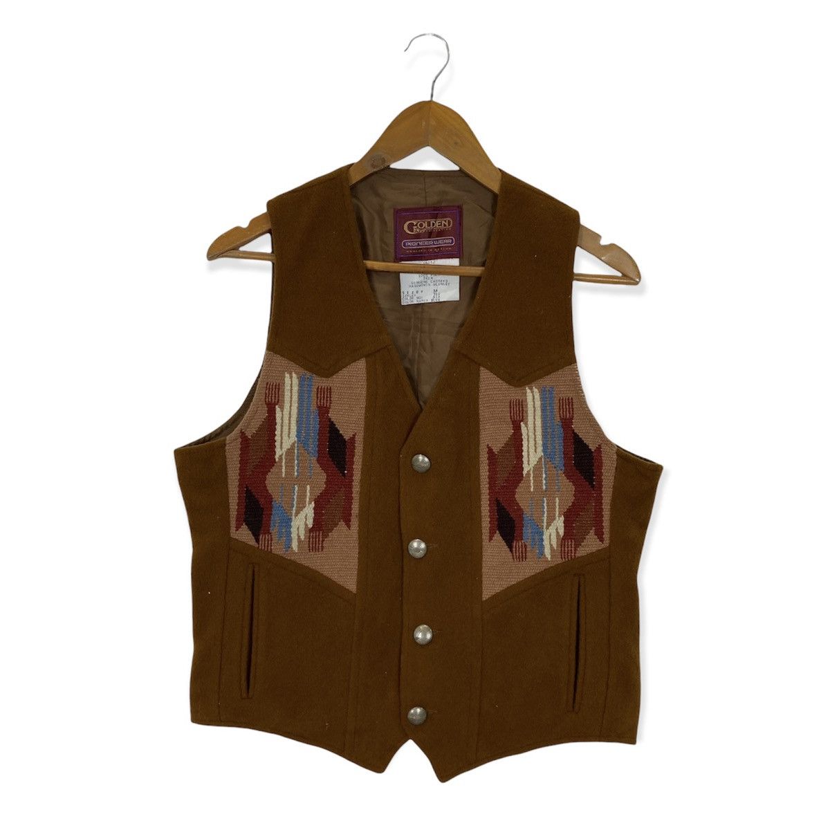 Reserved Authentic Vintage Handwoven Chimayo Vest