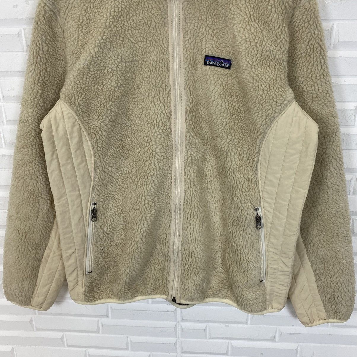 Patagonia PATAGONIA SYNCHILLA WHITE SHERPA ZIPPER JACKET Size US M / EU 48-50 / 2 - 6 Thumbnail