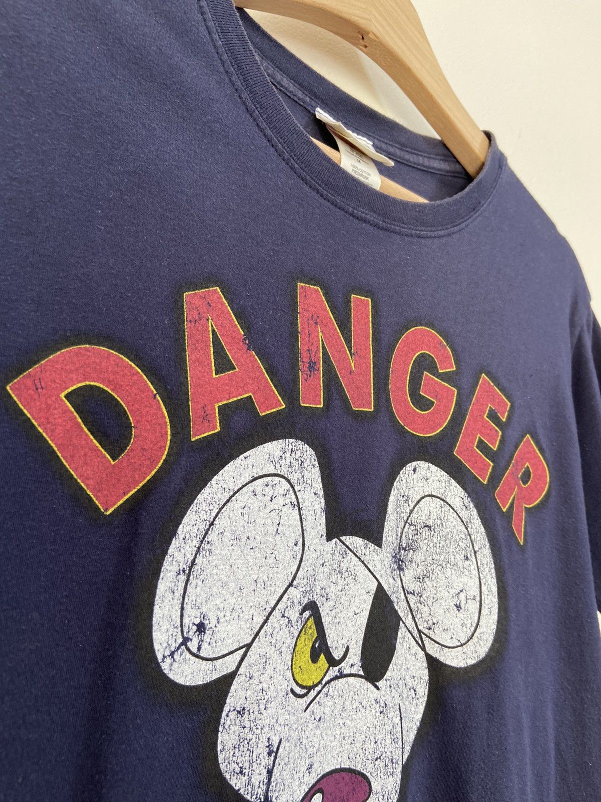 Cartoon Network Danger Mouse T-Shirt Big Printed Graphic in Front Size US M / EU 48-50 / 2 - 10 Thumbnail