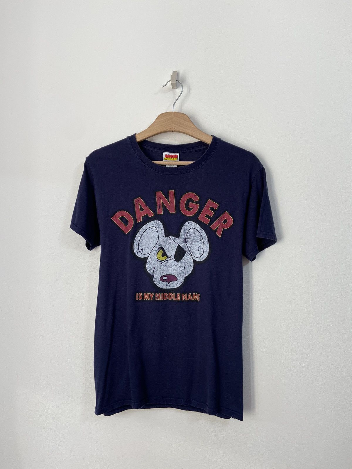 Cartoon Network Danger Mouse T-Shirt Big Printed Graphic in Front Size US M / EU 48-50 / 2 - 1 Thumbnail