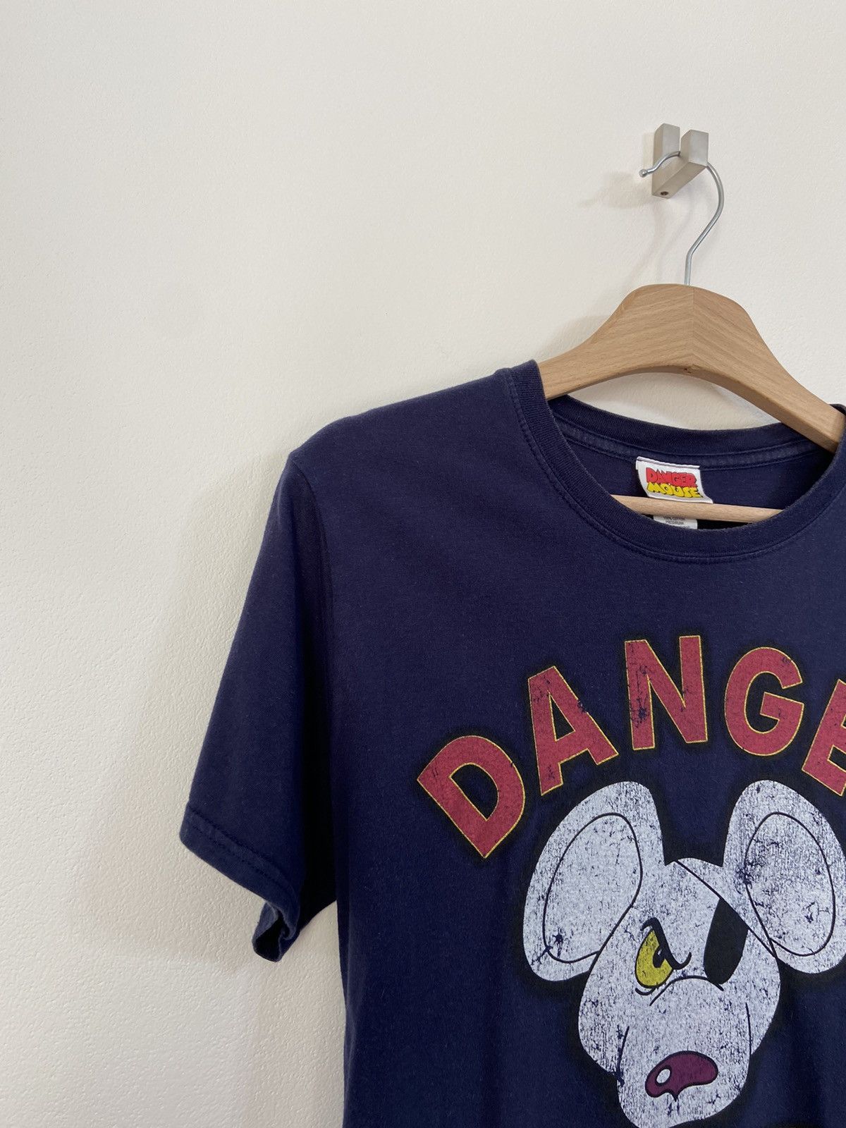Cartoon Network Danger Mouse T-Shirt Big Printed Graphic in Front Size US M / EU 48-50 / 2 - 5 Thumbnail