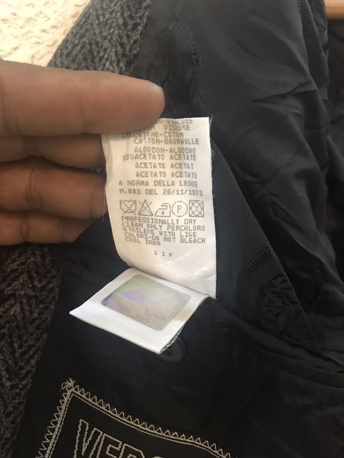Versus Gianni Versace velvet jacket/blazer