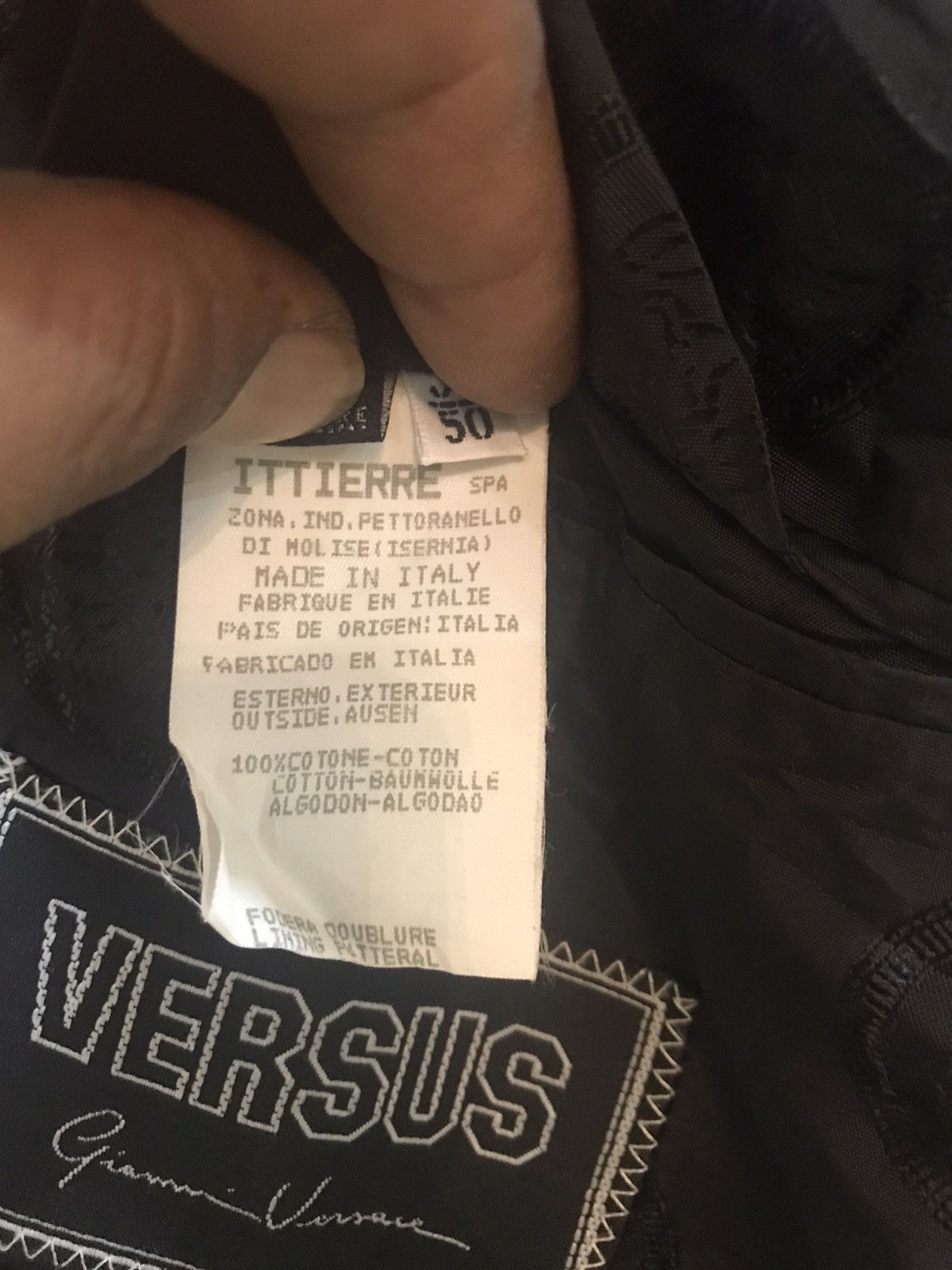 Versus Gianni Versace velvet jacket/blazer