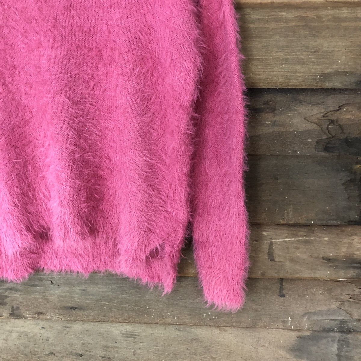 Homespun Knitwear × Japanese Brand Khalita Shag Shaggy soft Fur Mohair Knitwear #7032 Size US M / EU 48-50 / 2 - 5 Thumbnail