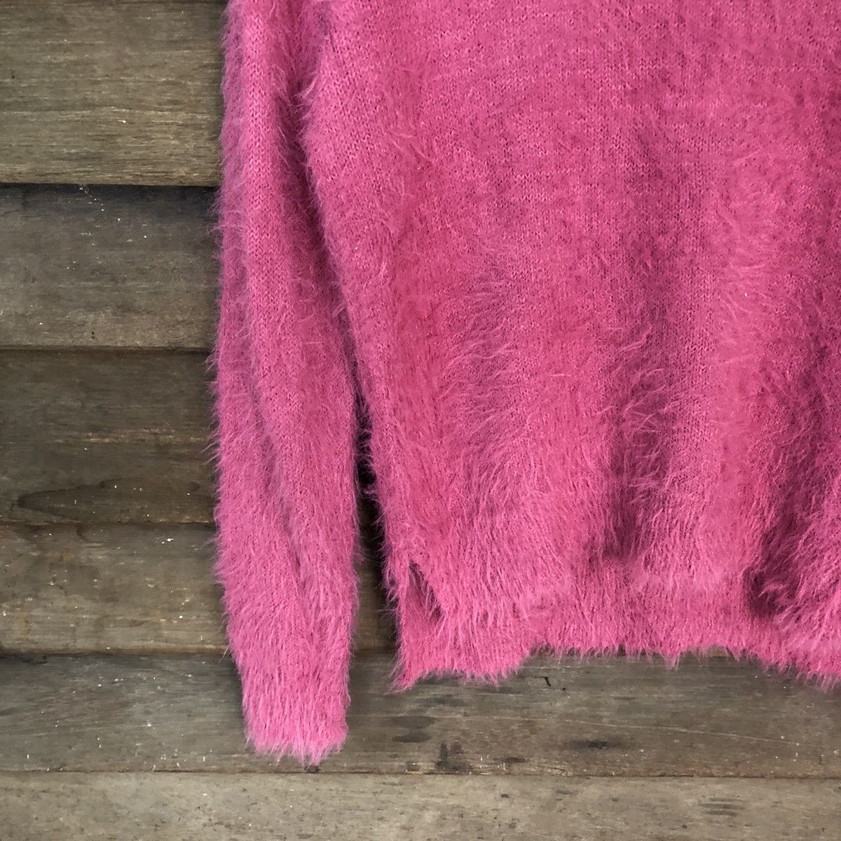 Homespun Knitwear × Japanese Brand Khalita Shag Shaggy soft Fur Mohair Knitwear #7032 Size US M / EU 48-50 / 2 - 4 Thumbnail