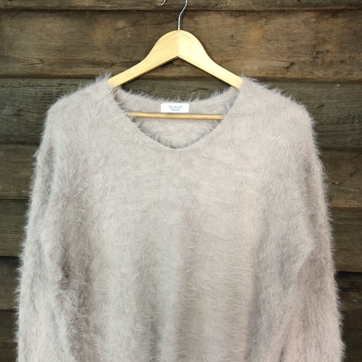 Homespun Knitwear Te Chichi D.pink Shag Shaggy soft Fur Mohair Knitwear #6971 Size M / US 6-8 / IT 42-44 - 2 Thumbnail
