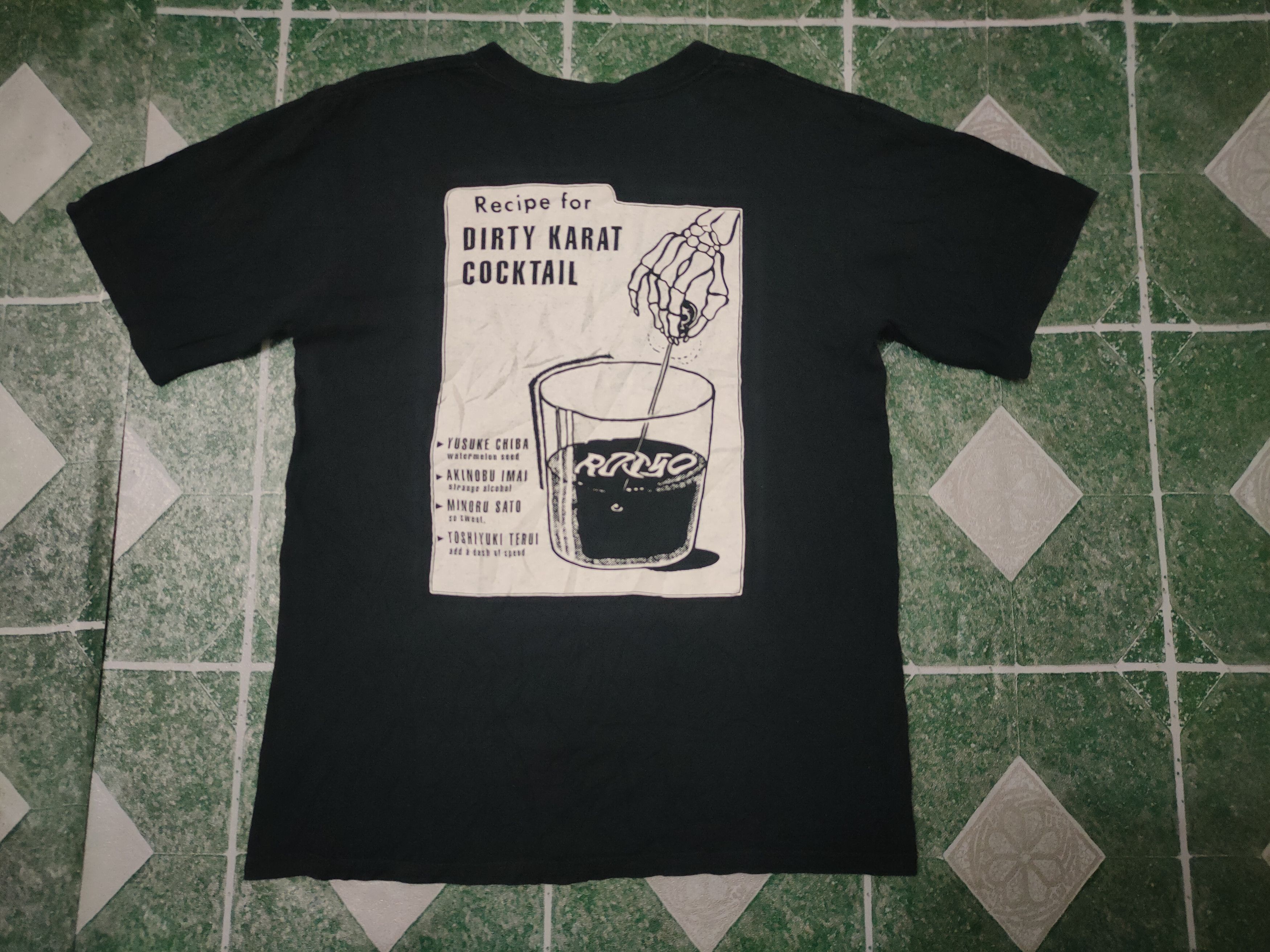 Vintage Vtg Rosso Recipe for DIRTY KARAT COCKTAIL Size US S / EU 44-46 / 1 - 1 Thumbnail