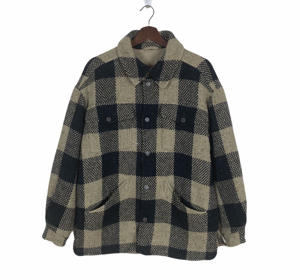 Hugo Boss ✨HUGO BOSS knit design snap button jacket Size US L / EU 52-54 / 3 - 1 Thumbnail