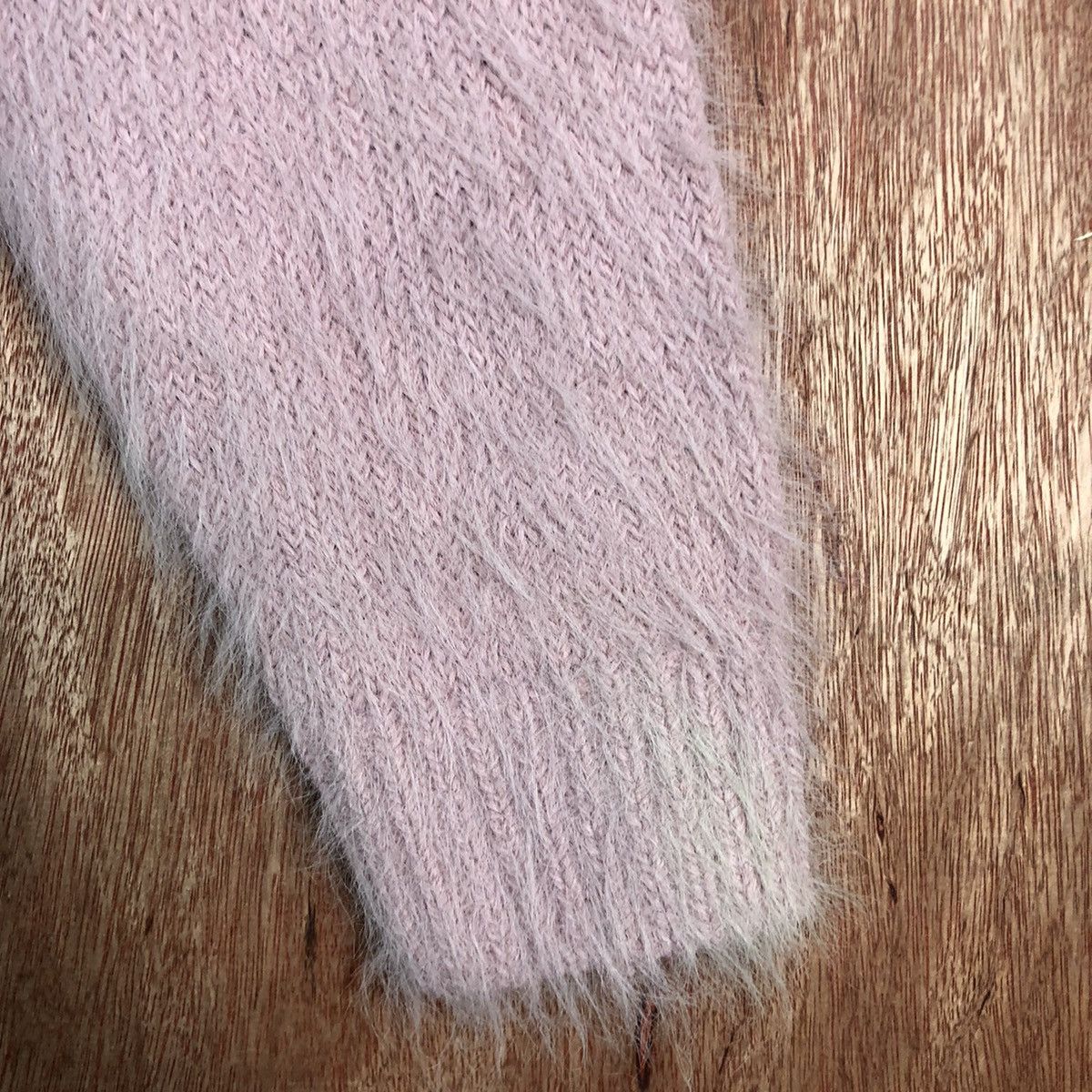 Homespun Knitwear × Japanese Brand DLL INGNI Purple Mohair shag shaggy fur Knitwear #c234 Size M / US 6-8 / IT 42-44 - 4 Thumbnail
