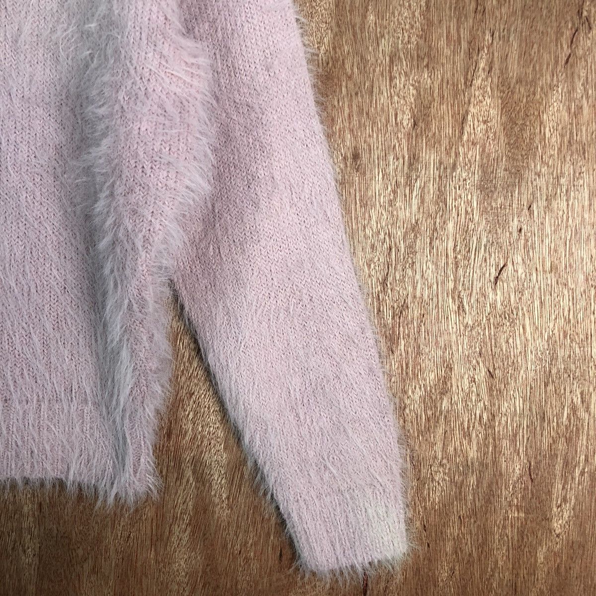 Homespun Knitwear × Japanese Brand DLL INGNI Purple Mohair shag shaggy fur Knitwear #c234 Size M / US 6-8 / IT 42-44 - 5 Thumbnail