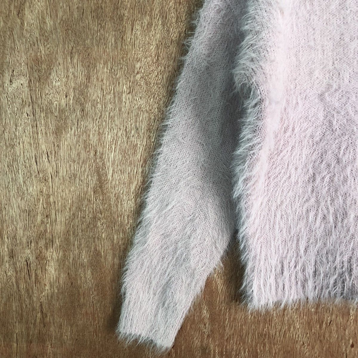 Homespun Knitwear × Japanese Brand DLL INGNI Purple Mohair shag shaggy fur Knitwear #c234 Size M / US 6-8 / IT 42-44 - 7 Thumbnail