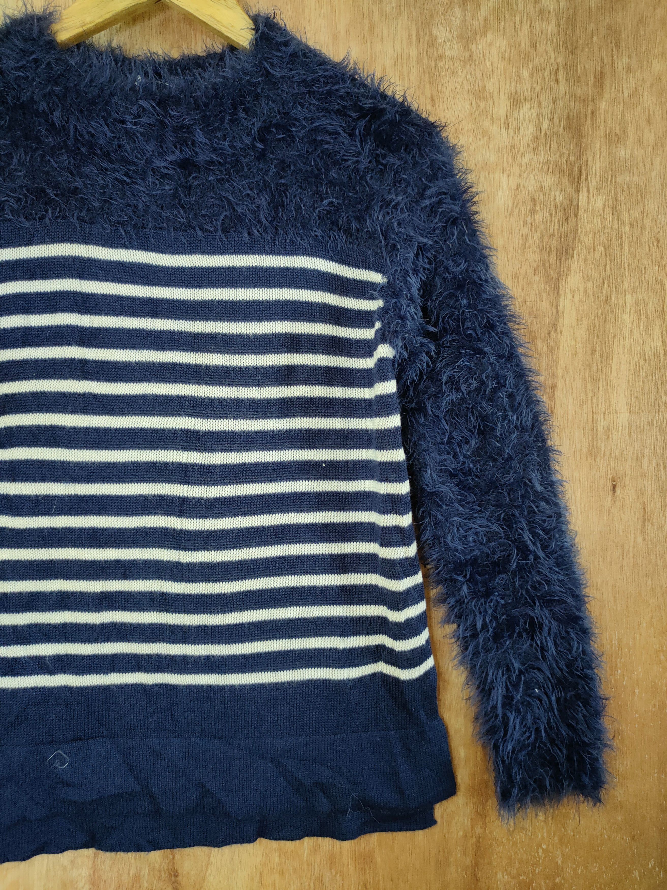 Homespun Knitwear DL Pool Studio Aliview japan mohair fur knitwear #46-540 Size S / US 4 / IT 40 - 3 Thumbnail