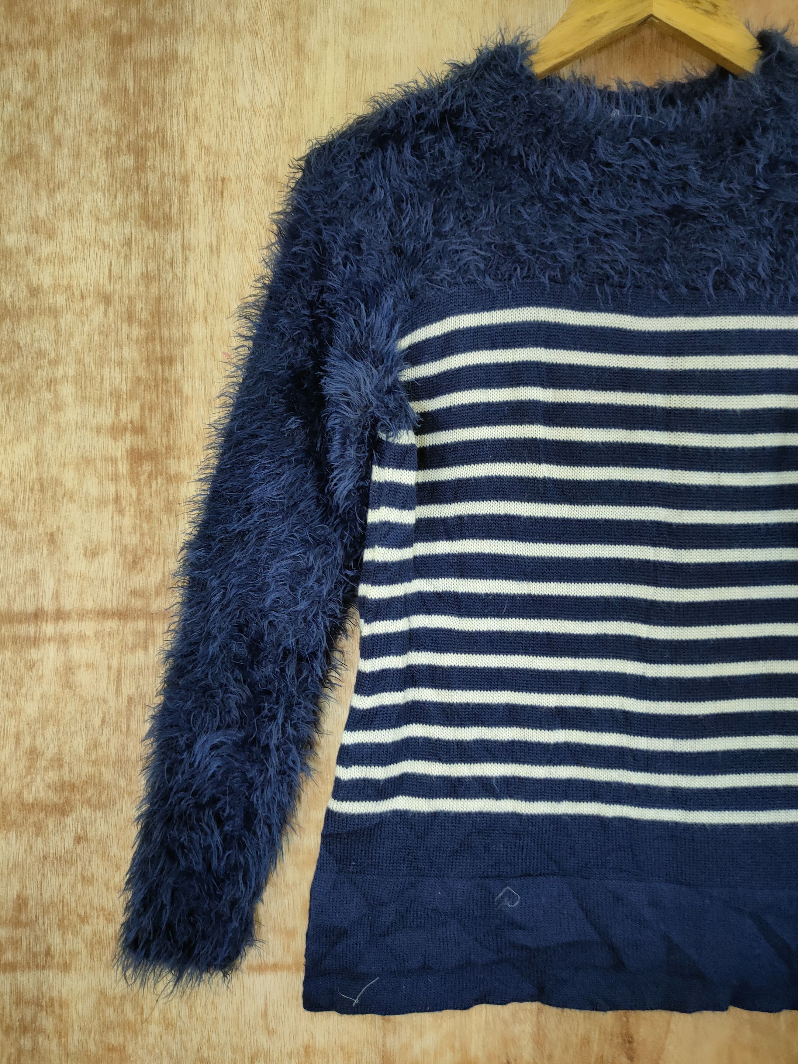Homespun Knitwear DL Pool Studio Aliview japan mohair fur knitwear #46-540 Size S / US 4 / IT 40 - 2 Thumbnail
