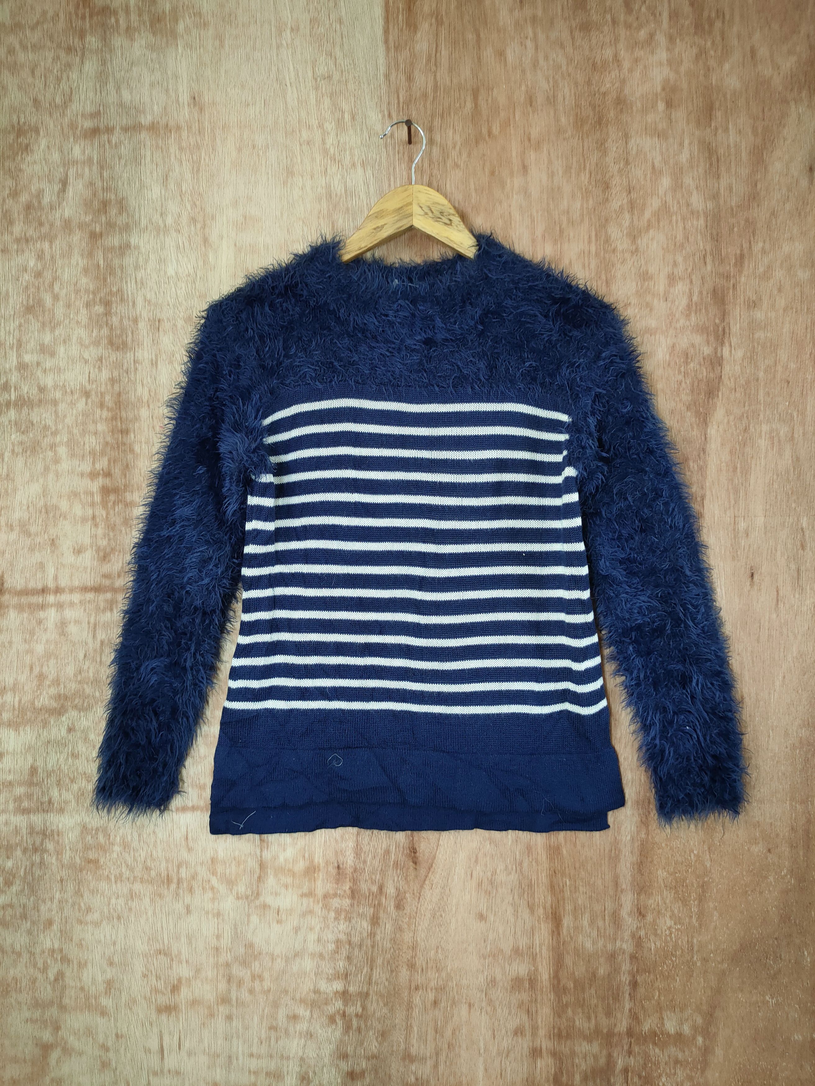 Homespun Knitwear DL Pool Studio Aliview japan mohair fur knitwear #46-540 Size S / US 4 / IT 40 - 1 Thumbnail