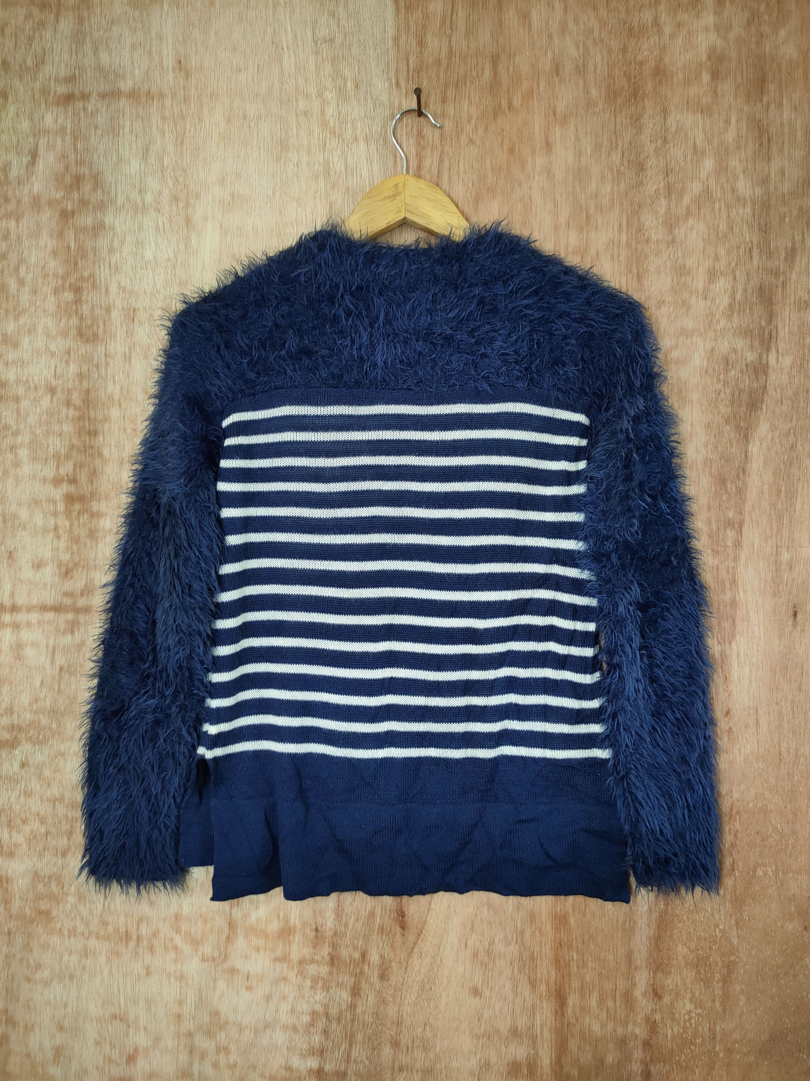 Homespun Knitwear DL Pool Studio Aliview japan mohair fur knitwear #46-540 Size S / US 4 / IT 40 - 8 Thumbnail