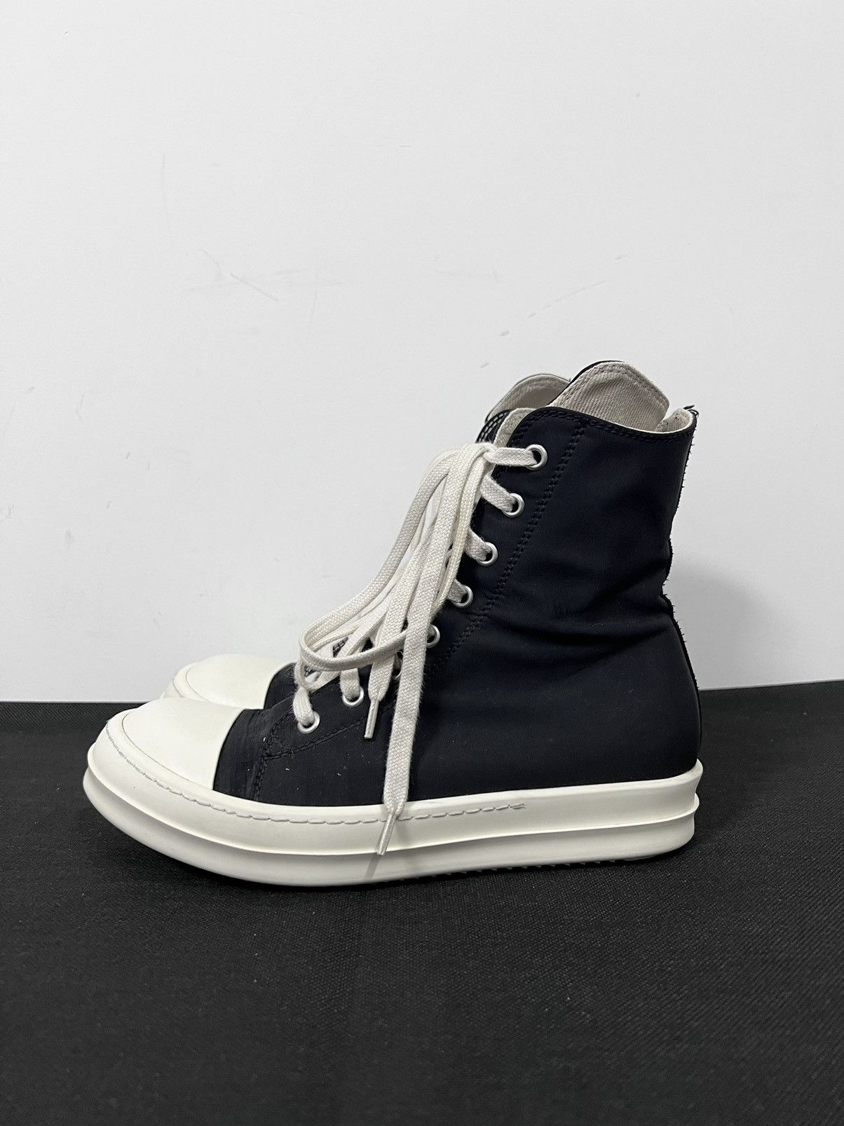 Rick Owens Drkshdw Rick owens drkshdw ss19 ramones high top sneakers Size US 7.5 / IT 37.5 - 2 Thumbnail