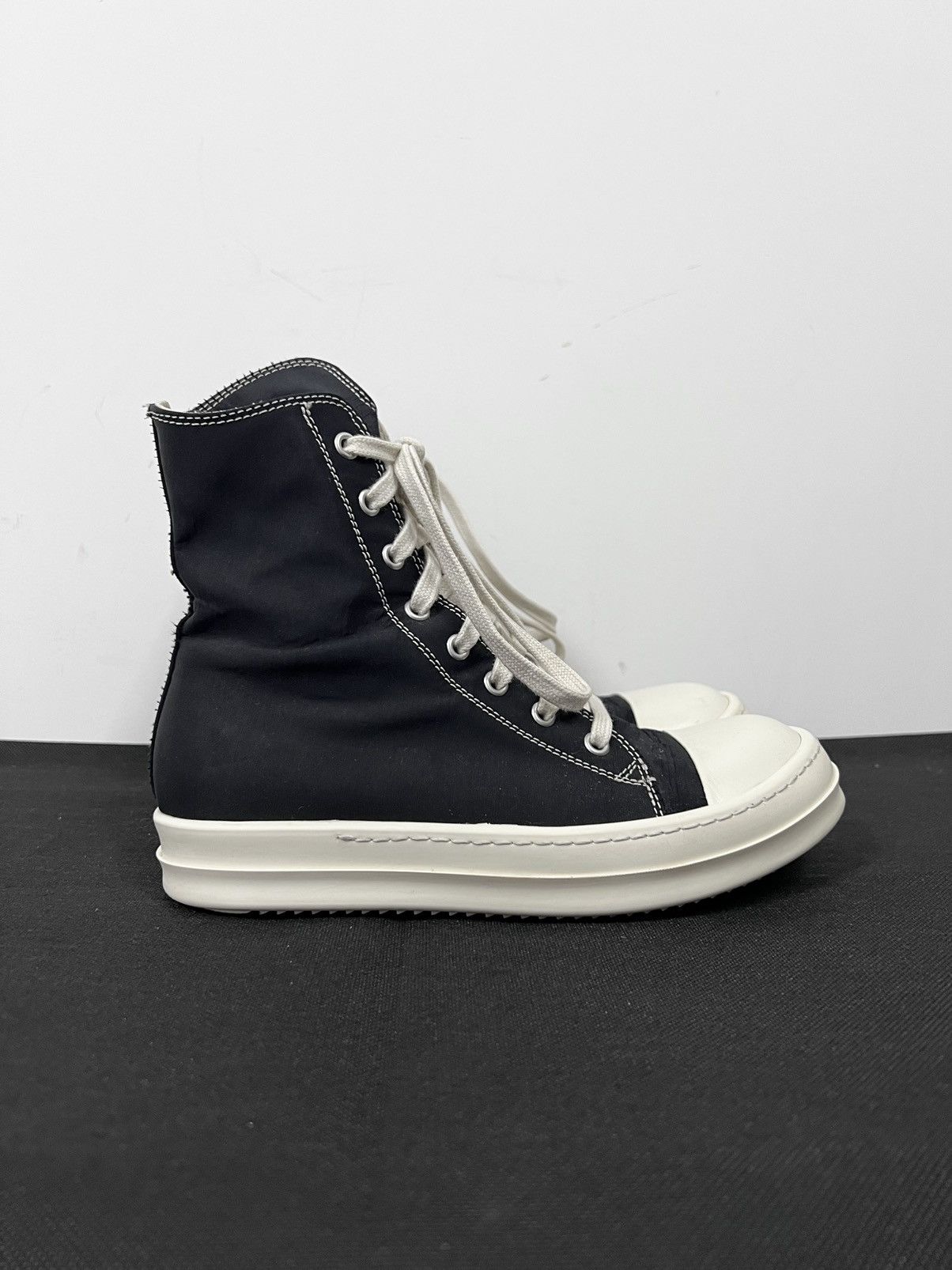 Rick Owens Drkshdw Rick owens drkshdw ss19 ramones high top sneakers Size US 7.5 / IT 37.5 - 4 Thumbnail