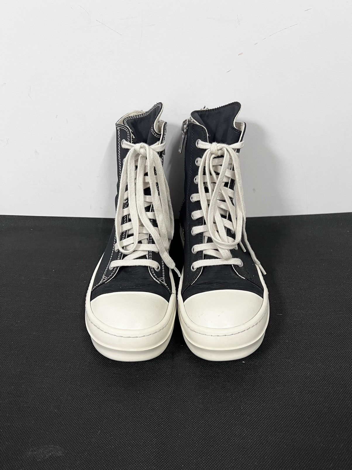 Rick Owens Drkshdw Rick owens drkshdw ss19 ramones high top sneakers Size US 7.5 / IT 37.5 - 3 Thumbnail