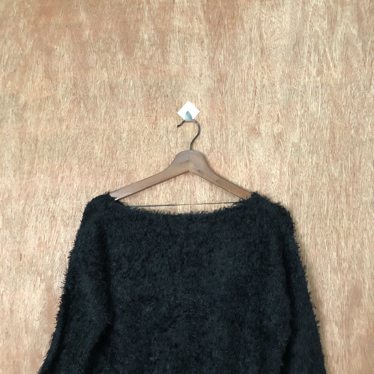 Japanese Brand DL GU Black Shag Shaggy Fur Mohair Knitwear #6408 Size US S / EU 44-46 / 1 - 2 Thumbnail