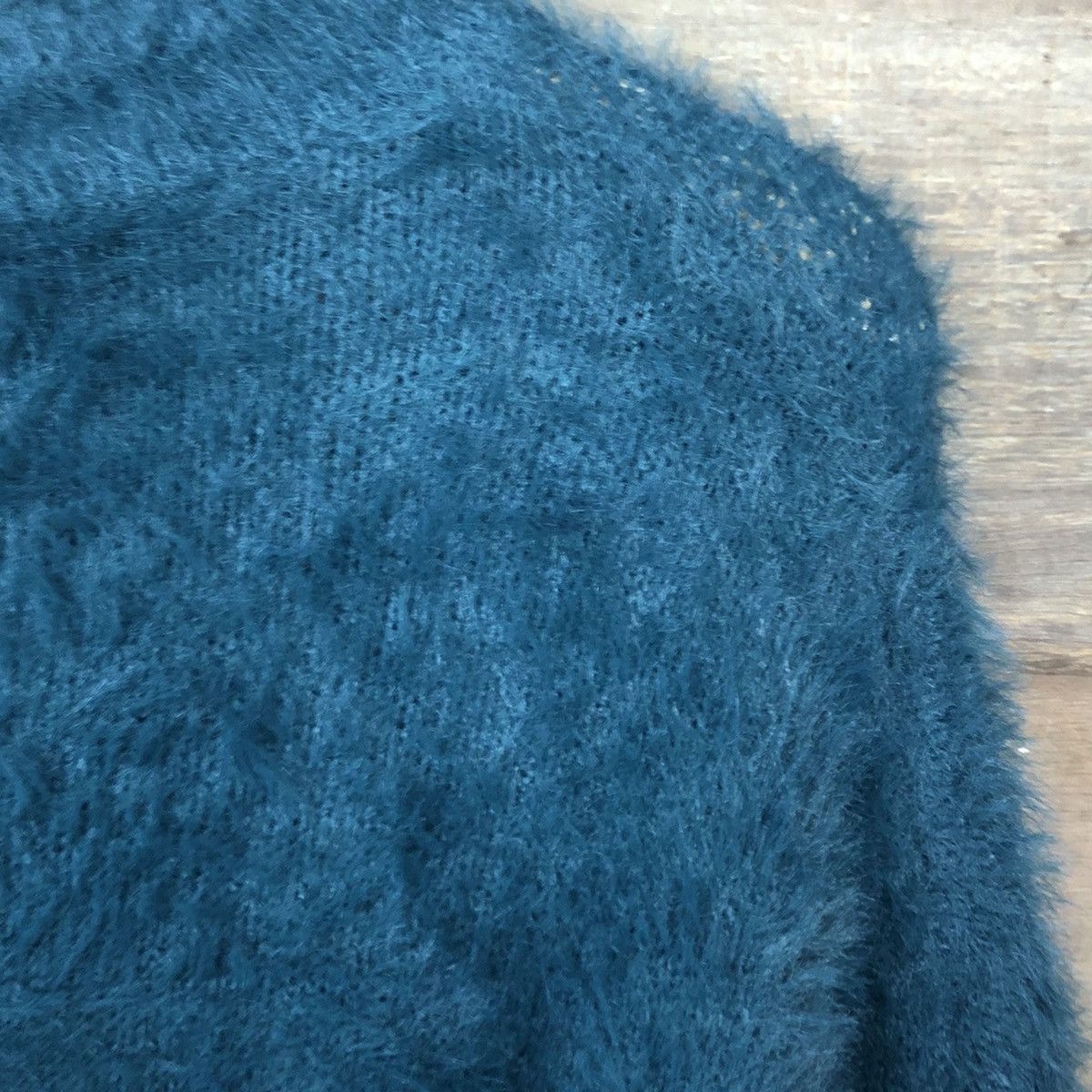 Homespun Knitwear × Japanese Brand × Vintage Earth Music Economy Shag Shaggy Fur Mohair Knitwear #7030 Size L / US 10 / IT 46 - 10 Thumbnail