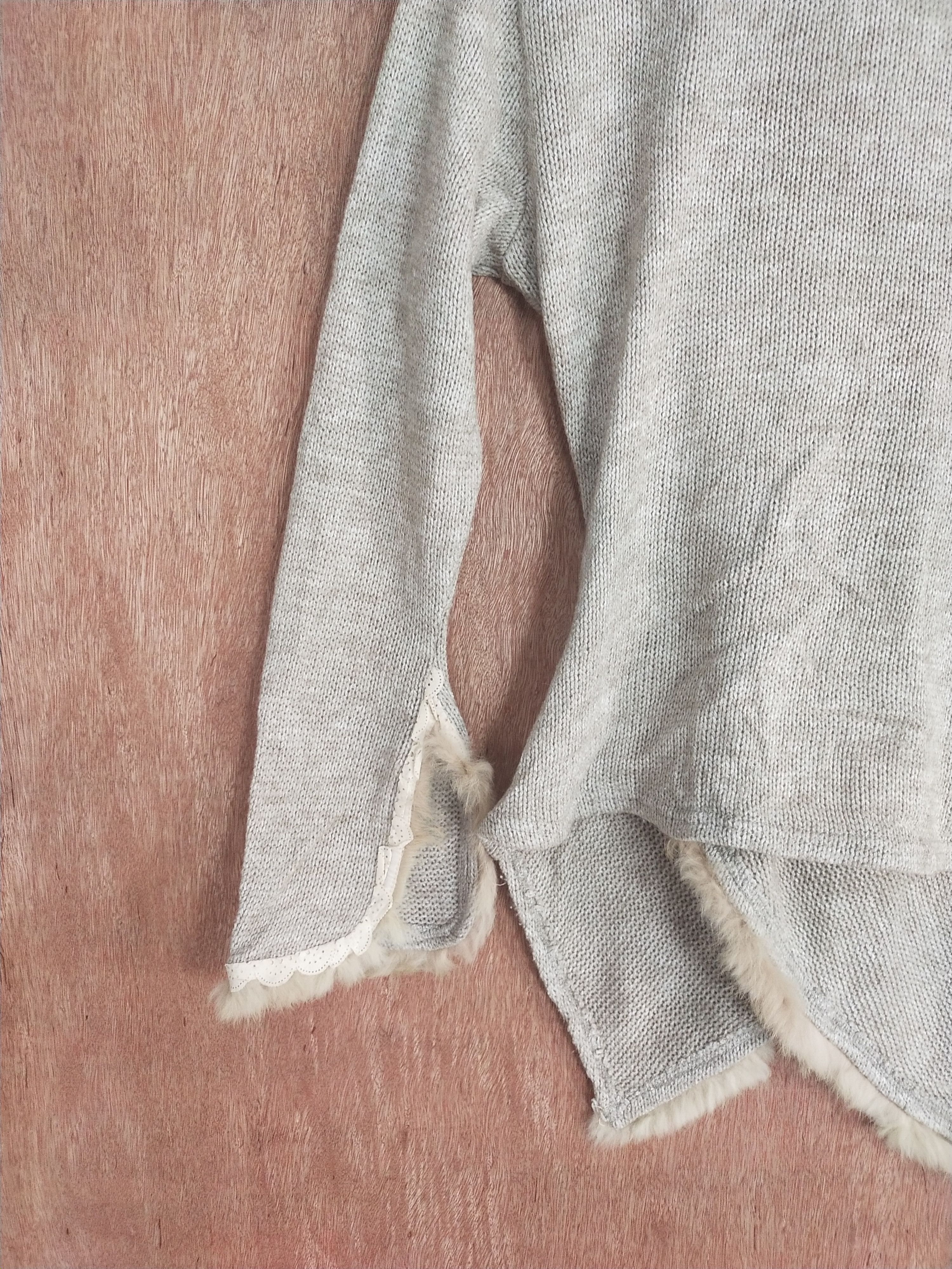 Homespun Knitwear × Japanese Brand Every Time gray cardigan mohair fur knitwear #S006 Size S / US 4 / IT 40 - 8 Thumbnail