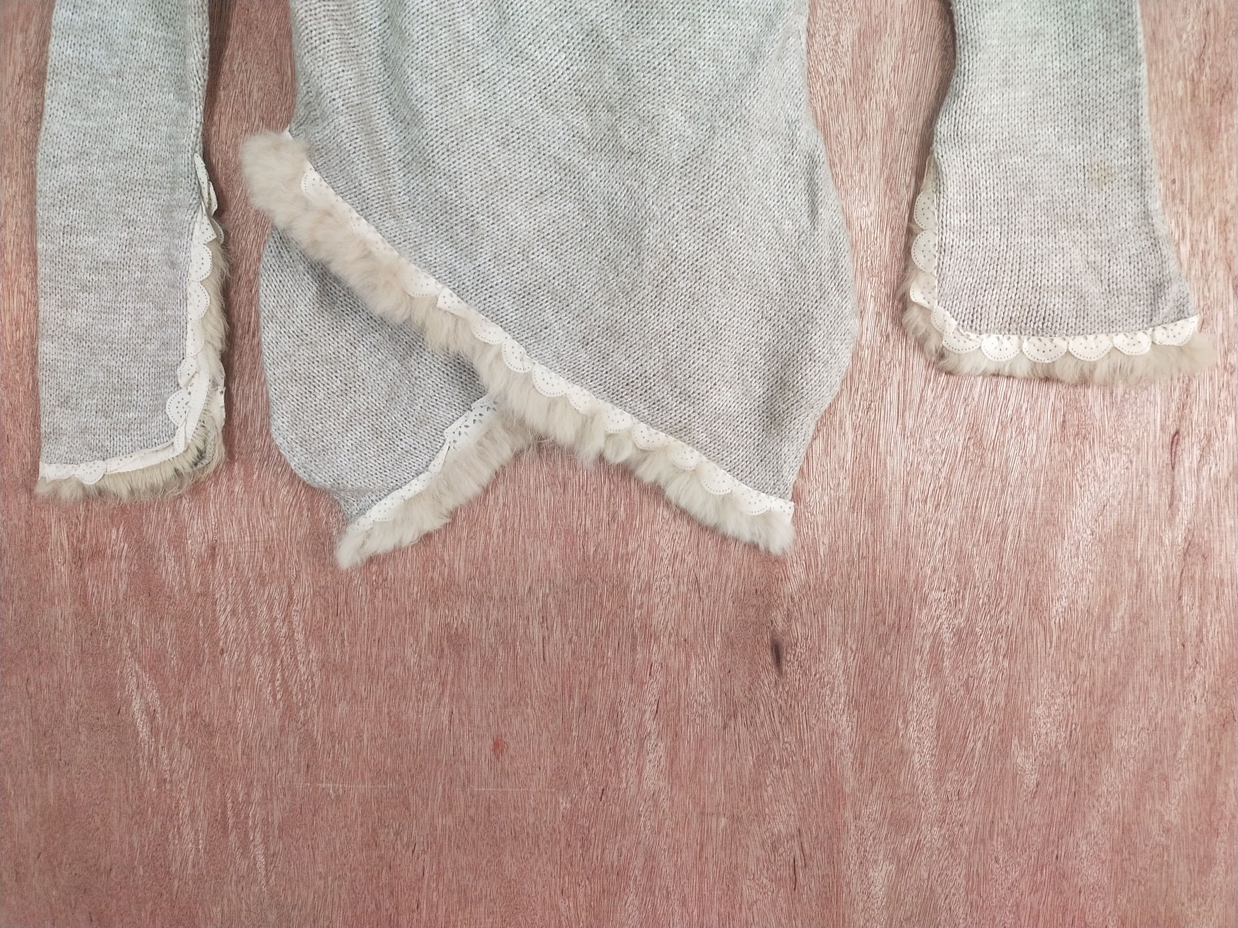 Homespun Knitwear × Japanese Brand Every Time gray cardigan mohair fur knitwear #S006 Size S / US 4 / IT 40 - 3 Thumbnail