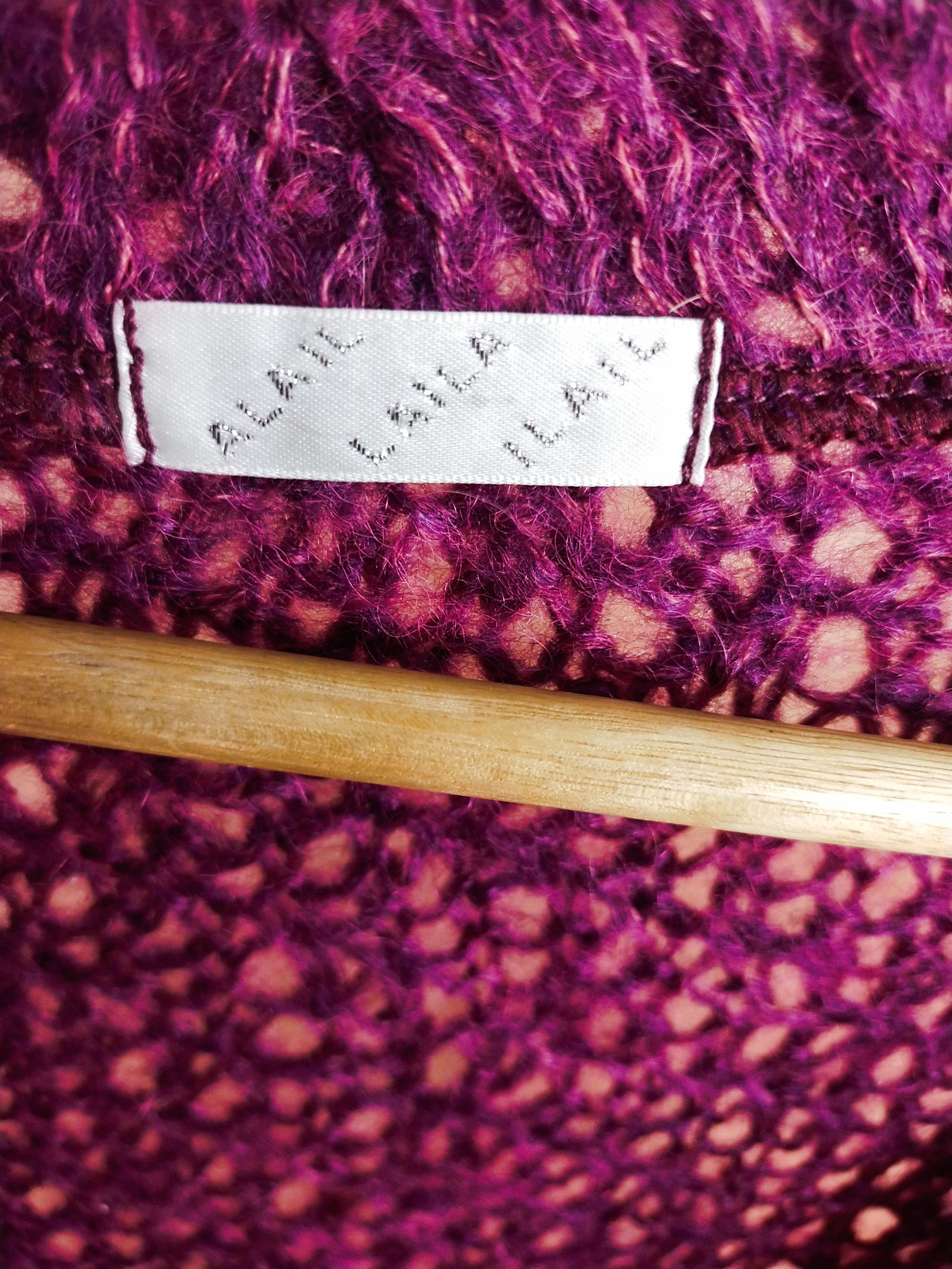 Homespun Knitwear × Japanese Brand Alail Laila Ilail cardigan mohair shaggy knitwear #S150 Size US M / EU 48-50 / 2 - 6 Thumbnail
