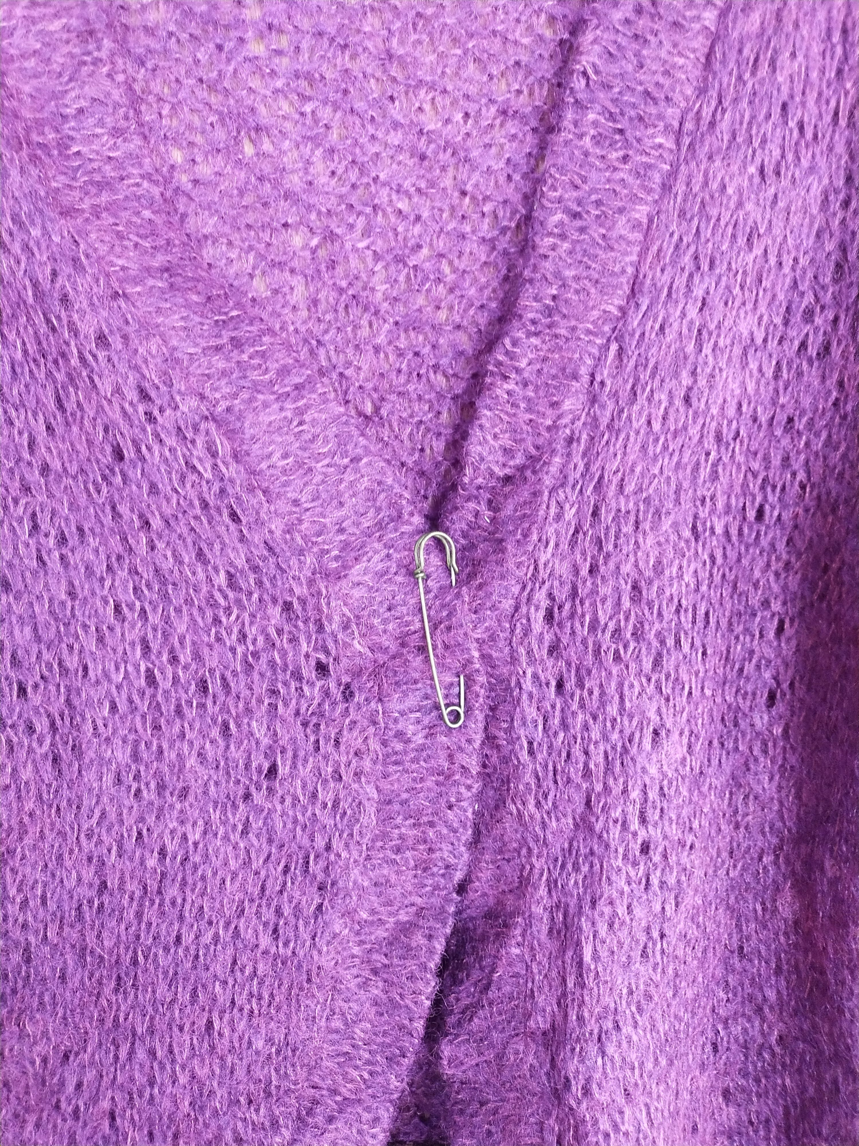 Homespun Knitwear × Japanese Brand Alail Laila Ilail cardigan mohair shaggy knitwear #S150 Size US M / EU 48-50 / 2 - 3 Thumbnail
