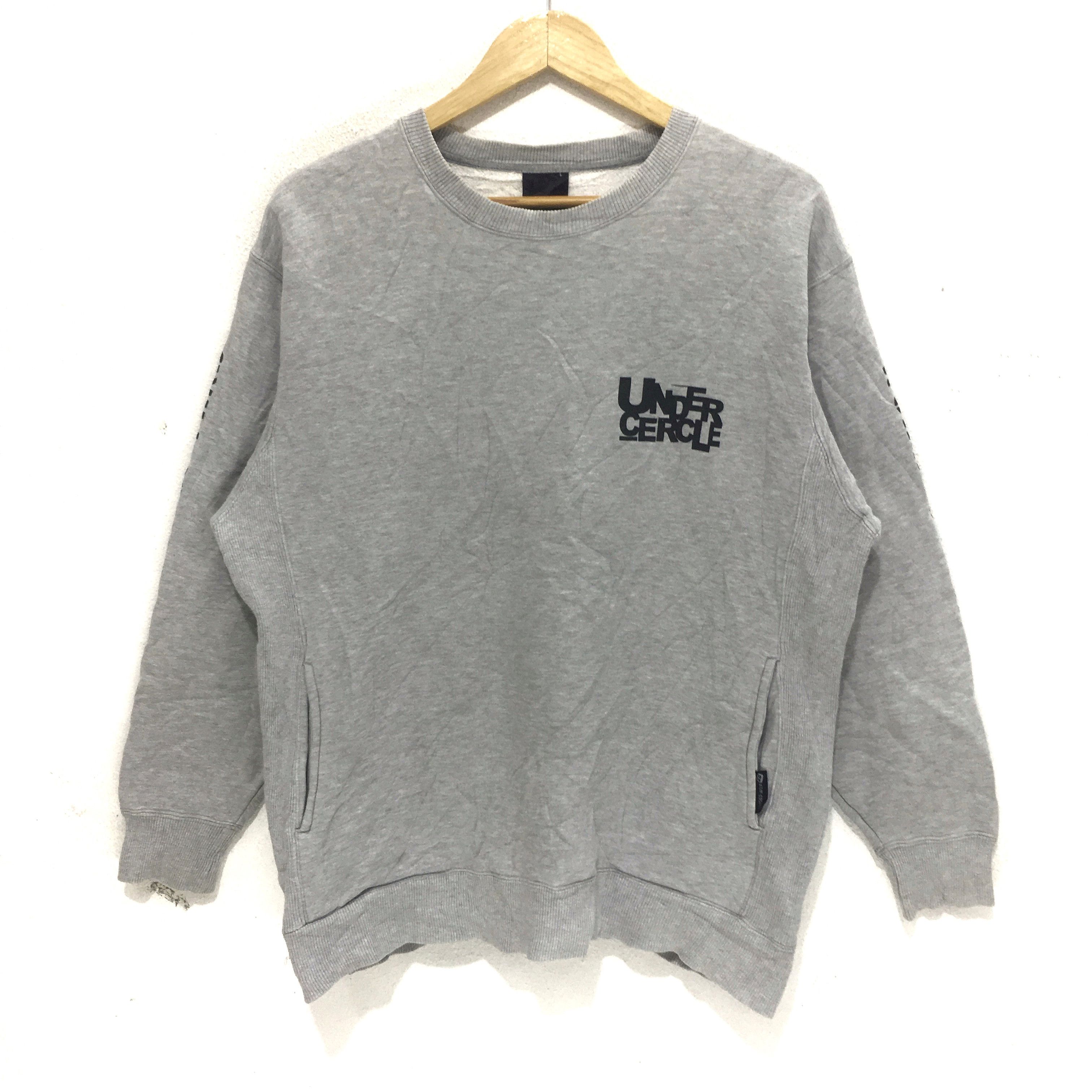 Vintage Vtg Dig Deep UNDER CERCLE Sweatshirt Gray Dragon Sweater Size US L / EU 52-54 / 3 - 2 Thumbnail