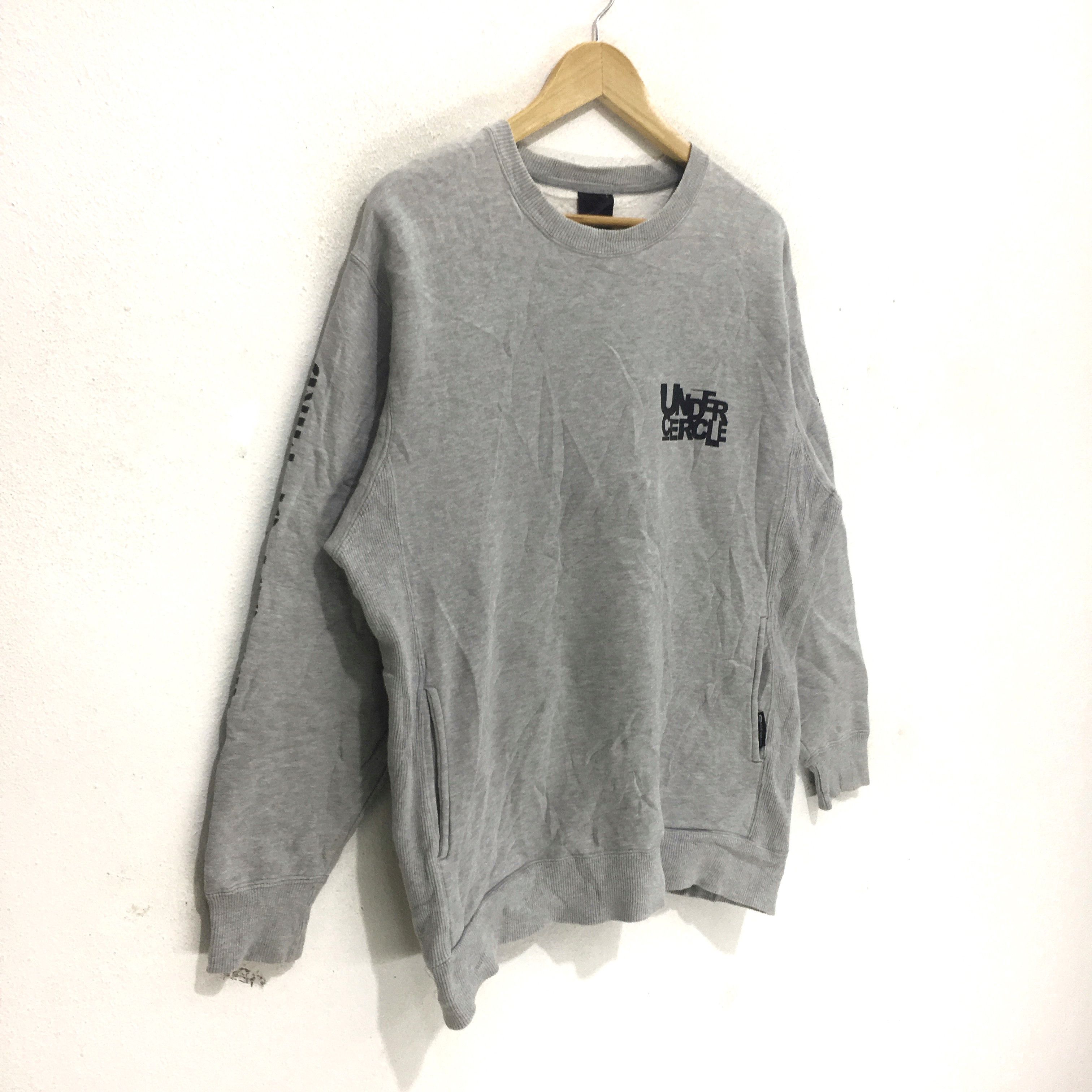 Vintage Vtg Dig Deep UNDER CERCLE Sweatshirt Gray Dragon Sweater Size US L / EU 52-54 / 3 - 4 Thumbnail