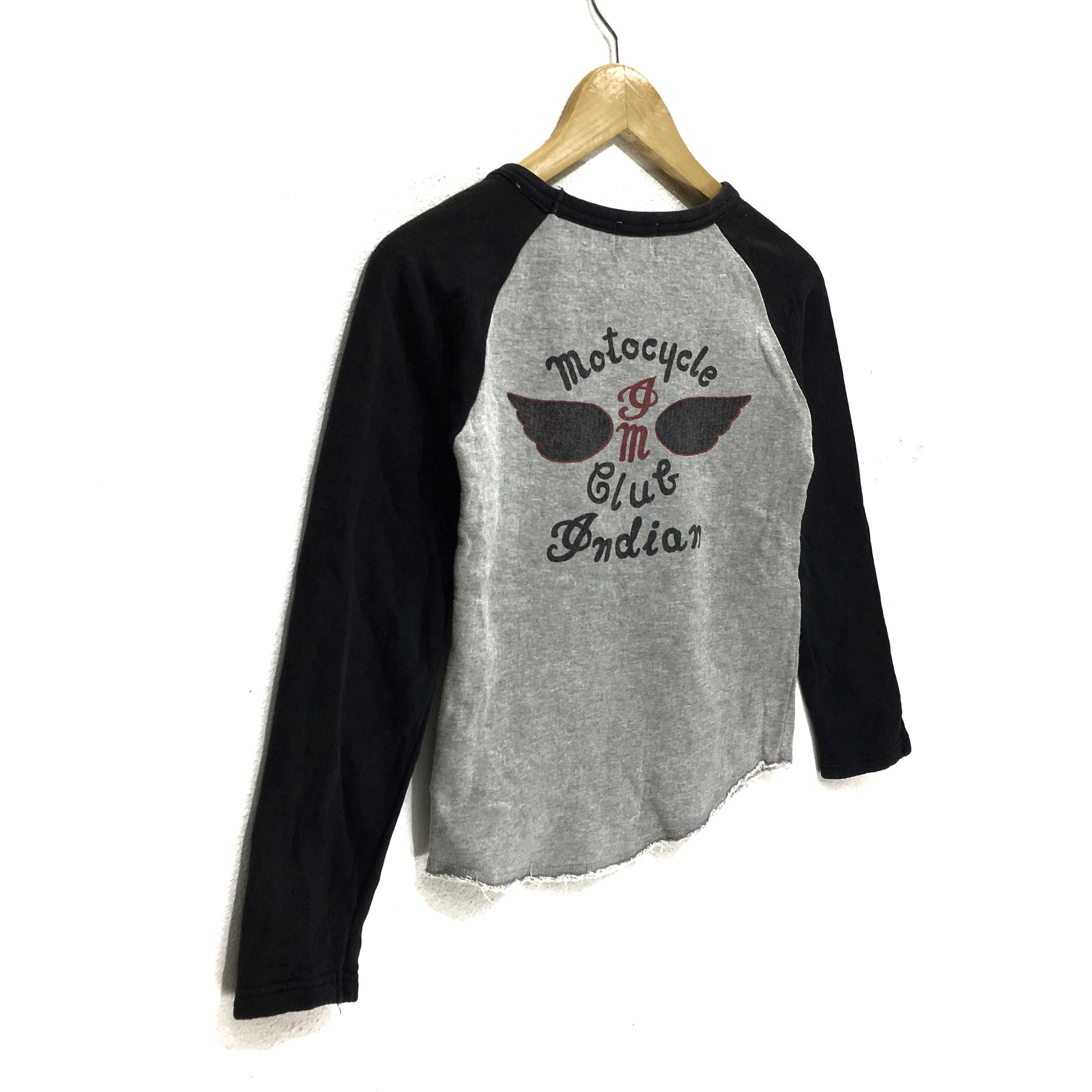 Indian Motorcycle × Vintage Vtg INDIAN MOTORCYCLE VANDERGRIFT Sweatshirt Toyo Sweater Size XS / US 0-2 / IT 36-38 - 8 Thumbnail