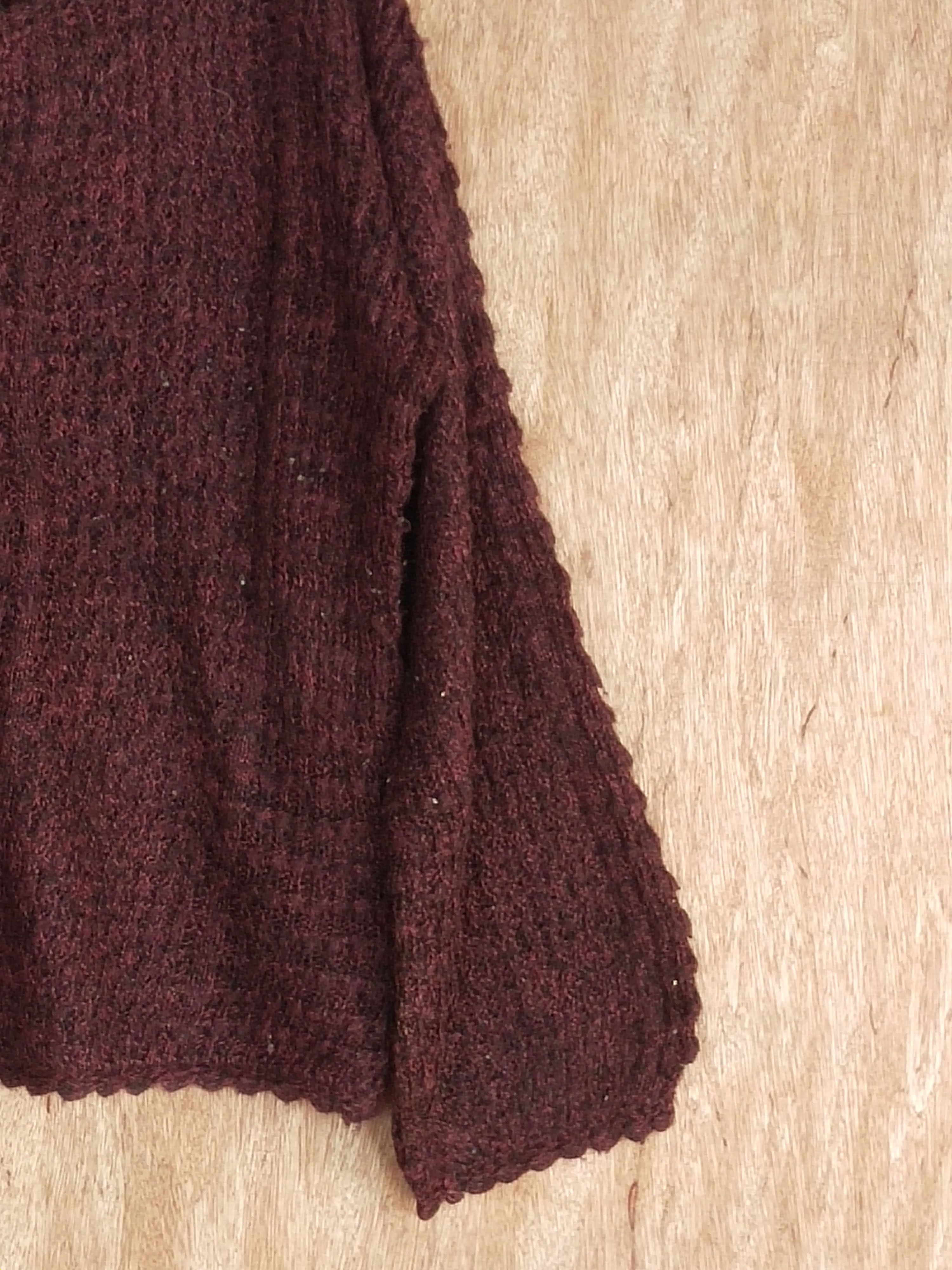 Homespun Knitwear × Japanese Brand Japan Dark purple mohair knitwear #S088 Size M / US 6-8 / IT 42-44 - 3 Thumbnail