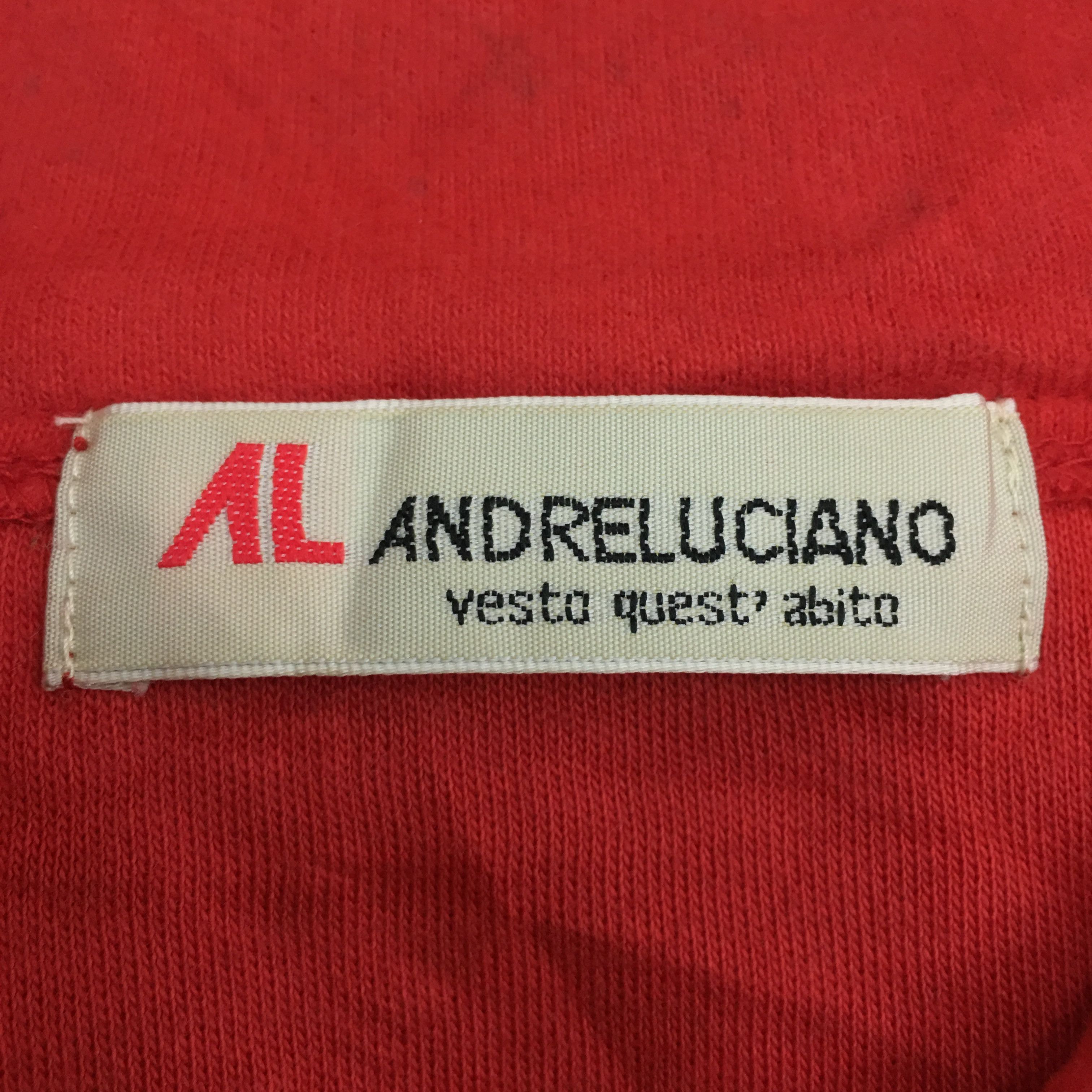 Andreluciano Vintage ANDRELUCIANO ITALY MILANO Sweatshirt Red Sweater Size US M / EU 48-50 / 2 - 9 Thumbnail