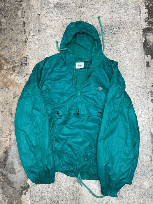Vintage Red Nylon The LACOSTE Club Windbreaker Jacket - S