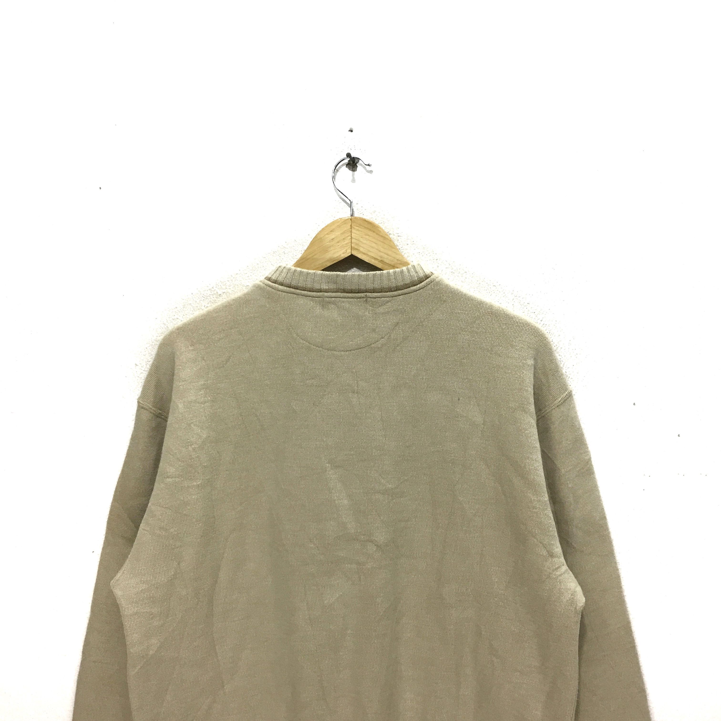 Vintage Vtg CARLO VALENTINO ITALY Henley Shirt Sweatshirt Sweater Size US L / EU 52-54 / 3 - 7 Thumbnail