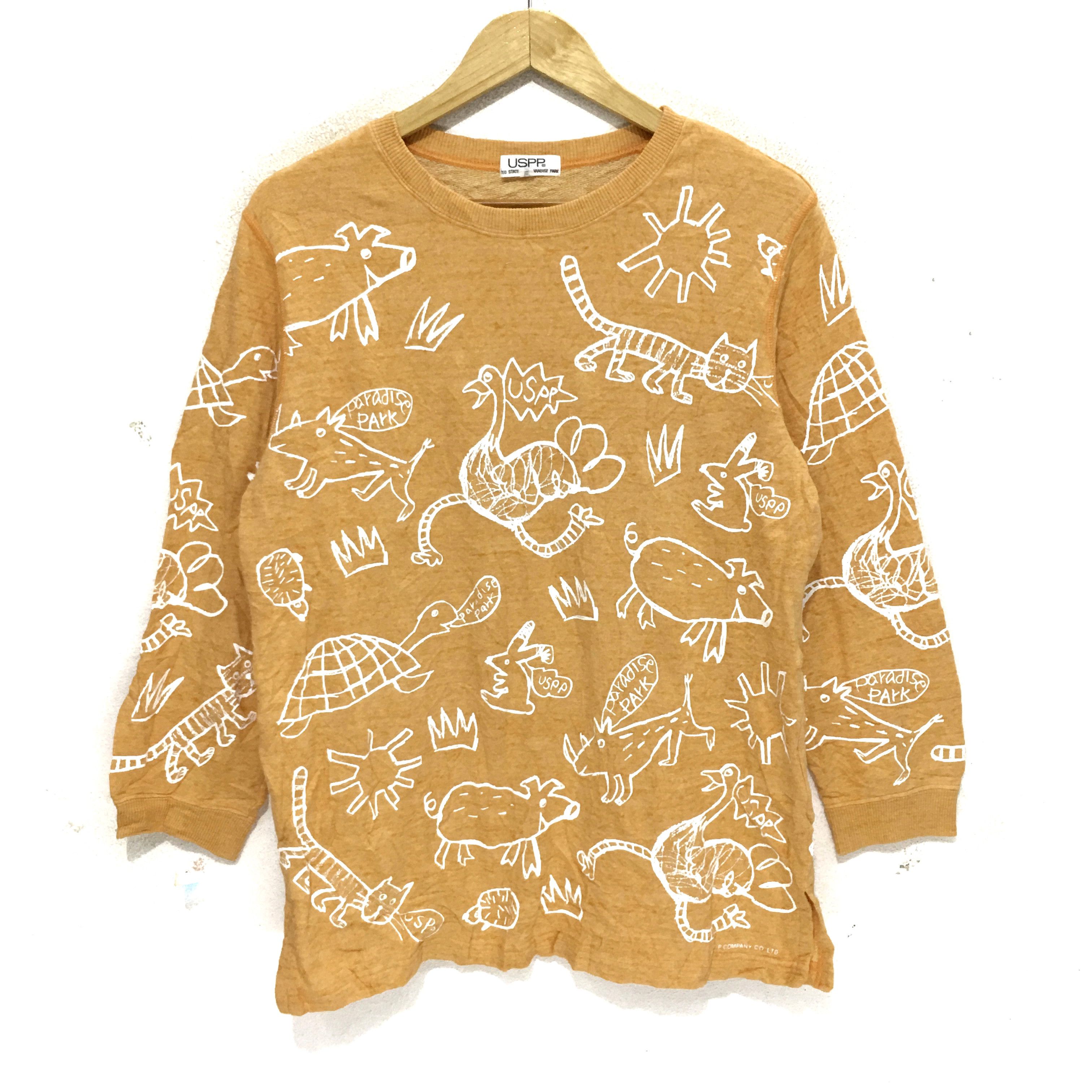 Vintage Vtg United States Paradise Park Sweatshirt USPP Sweater Size M / US 6-8 / IT 42-44 - 1 Thumbnail