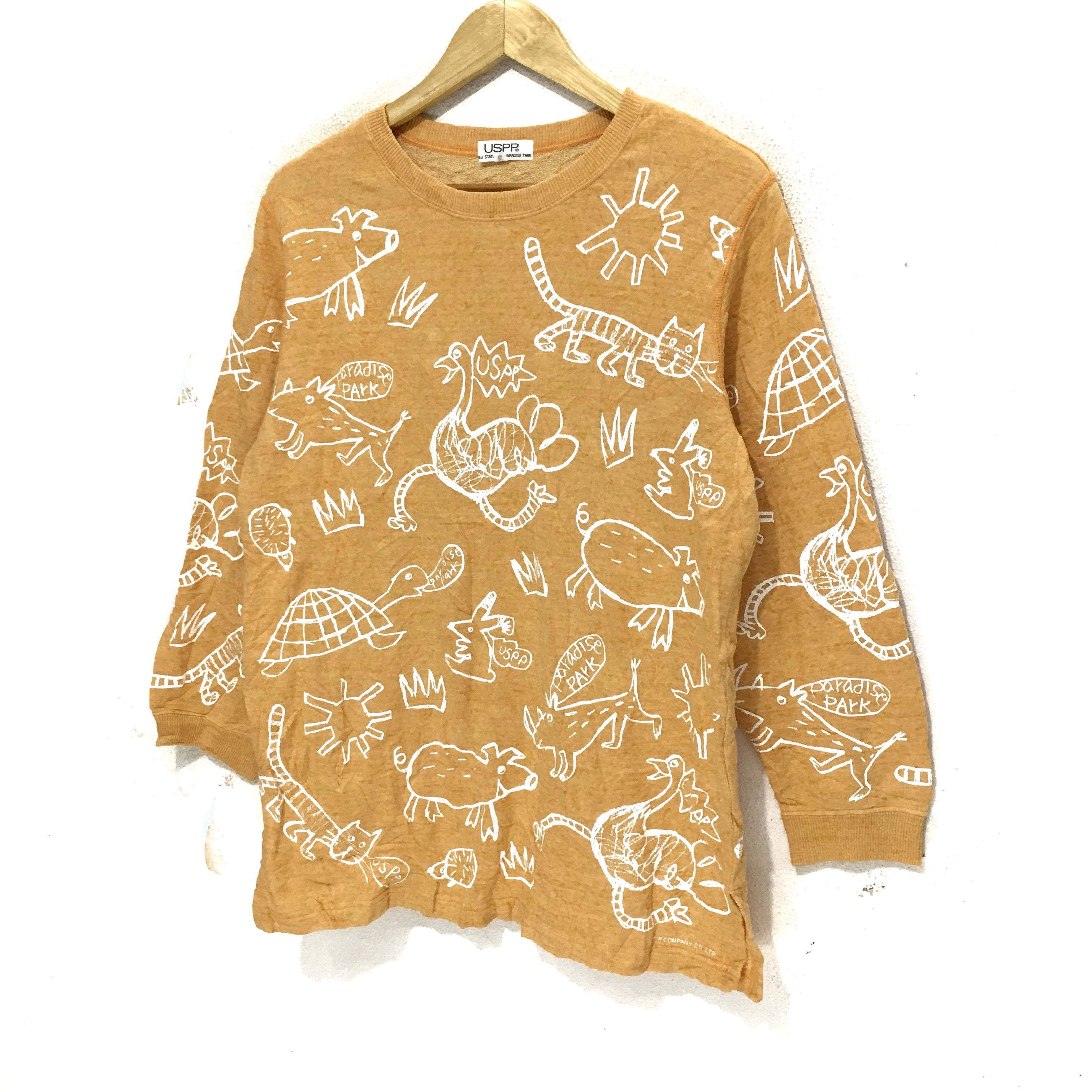 Vintage Vtg United States Paradise Park Sweatshirt USPP Sweater Size M / US 6-8 / IT 42-44 - 4 Thumbnail