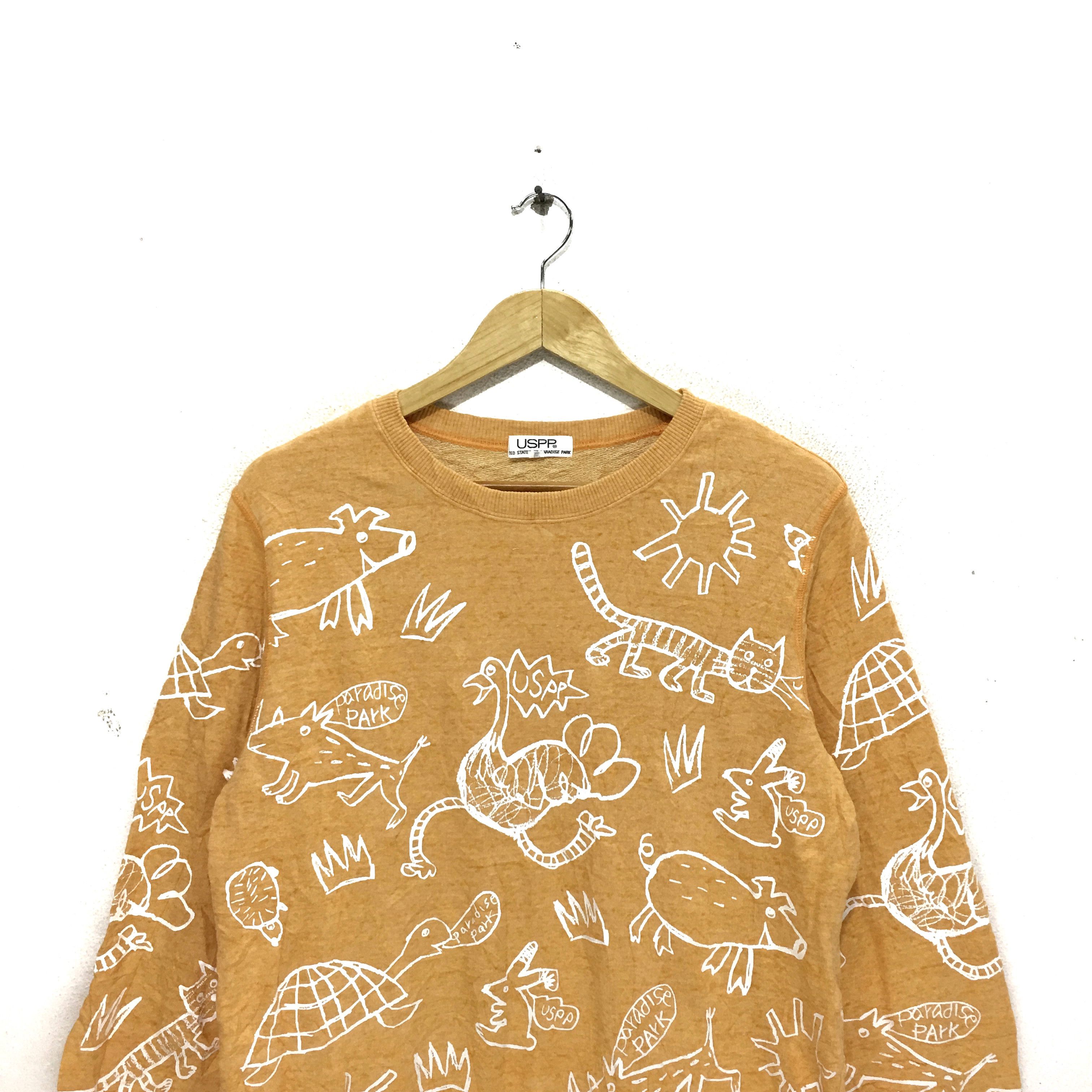 Vintage Vtg United States Paradise Park Sweatshirt USPP Sweater Size M / US 6-8 / IT 42-44 - 2 Thumbnail