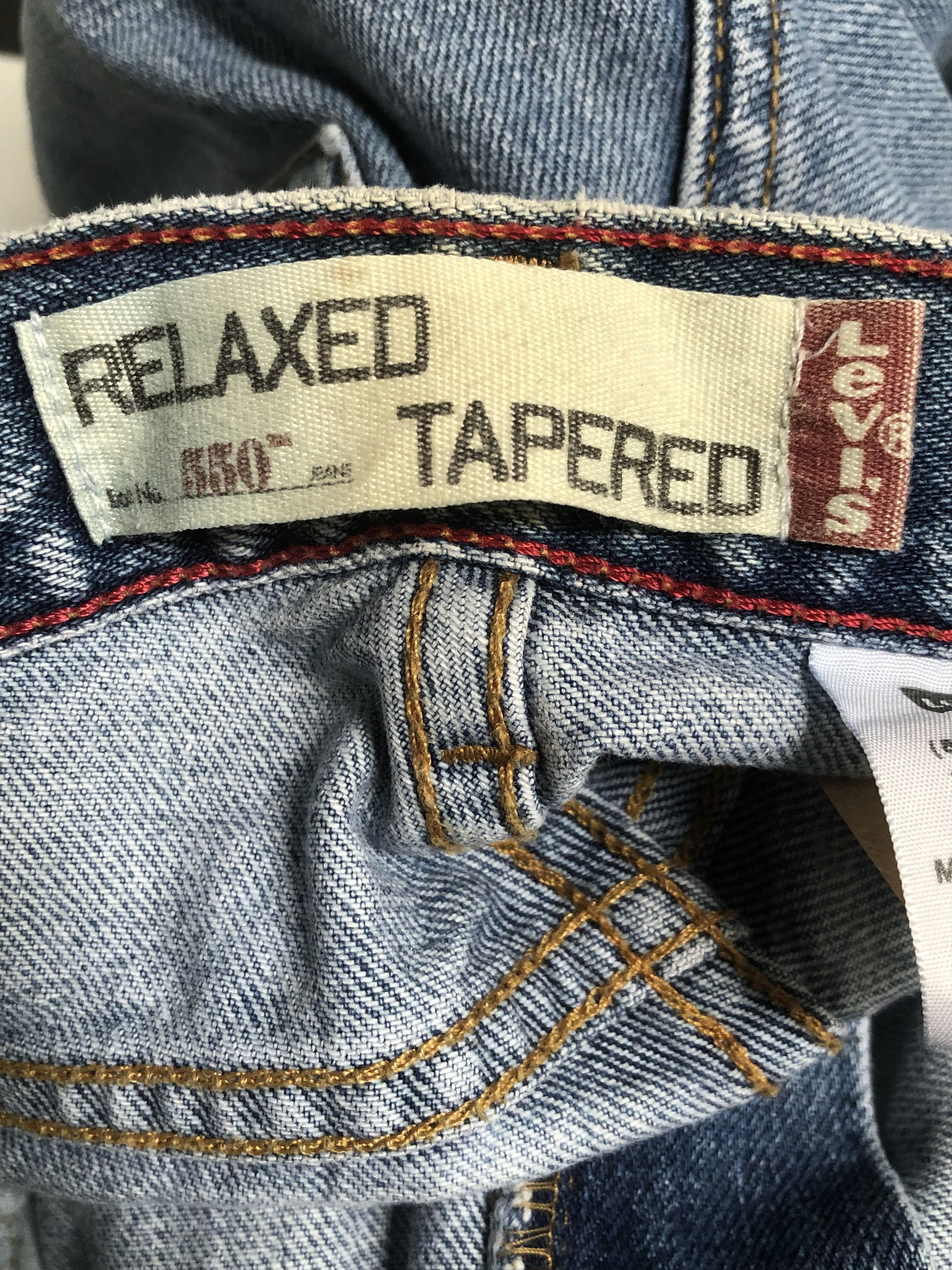 Levi's Vintage Levis 550 Relaxed Tapered Jeans L562 Size US 30 / EU 46 - 11 Thumbnail