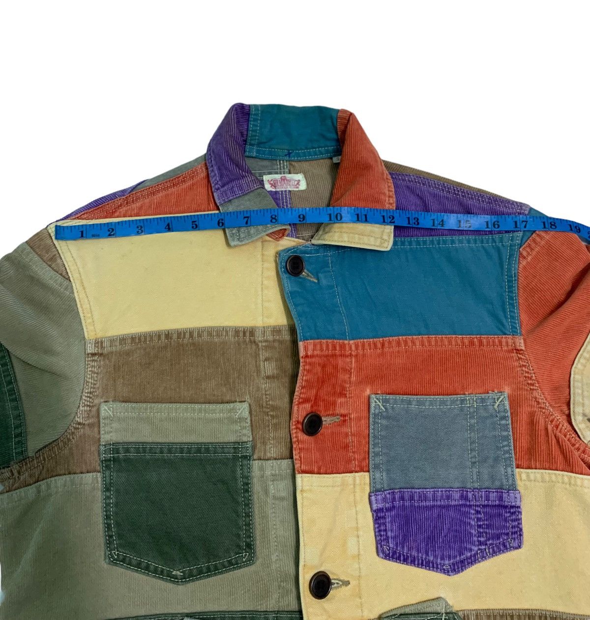 45rpm Vintage 45RPM Hagi Patch Work Multiple Colour Jacket Size US S / EU 44-46 / 1 - 15 Thumbnail