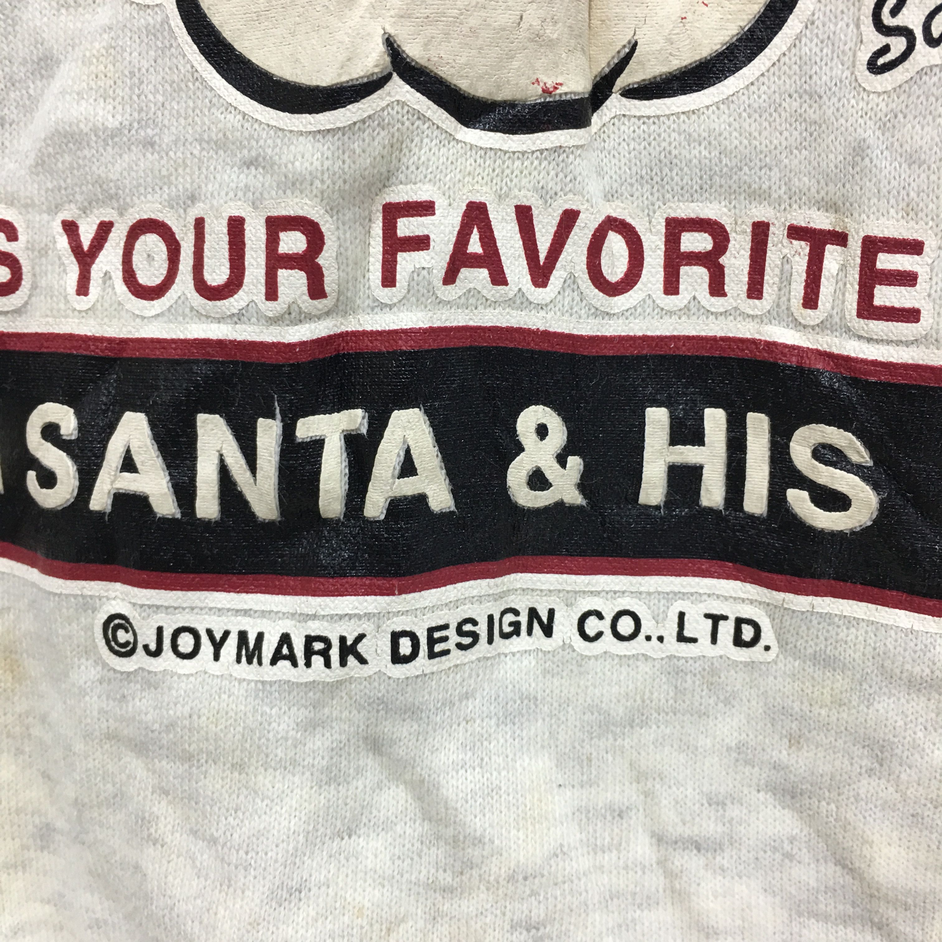 Vintage Vintage CAPTAIN SANTA Sweatshirt Big Logo Pullover Sweater Size M / US 6-8 / IT 42-44 - 6 Thumbnail