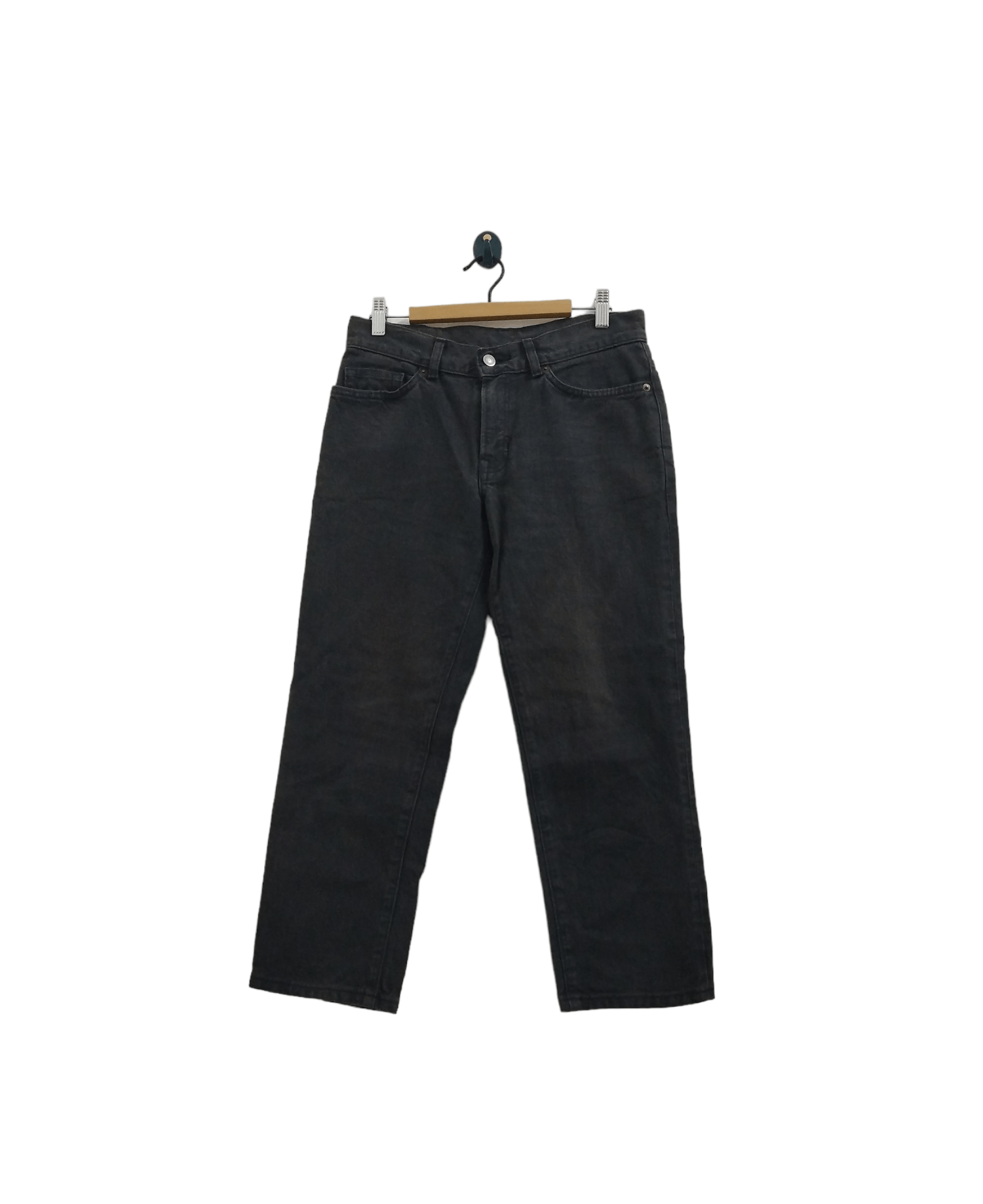 Edwin × Margaret Howell Margaret Howell × Edwin Buckle Back Cropped Denim Size US 29 - 1 Thumbnail