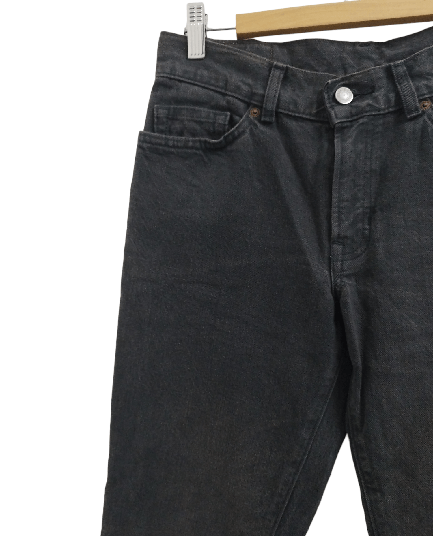 Edwin × Margaret Howell Margaret Howell × Edwin Buckle Back Cropped Denim Size US 29 - 5 Thumbnail
