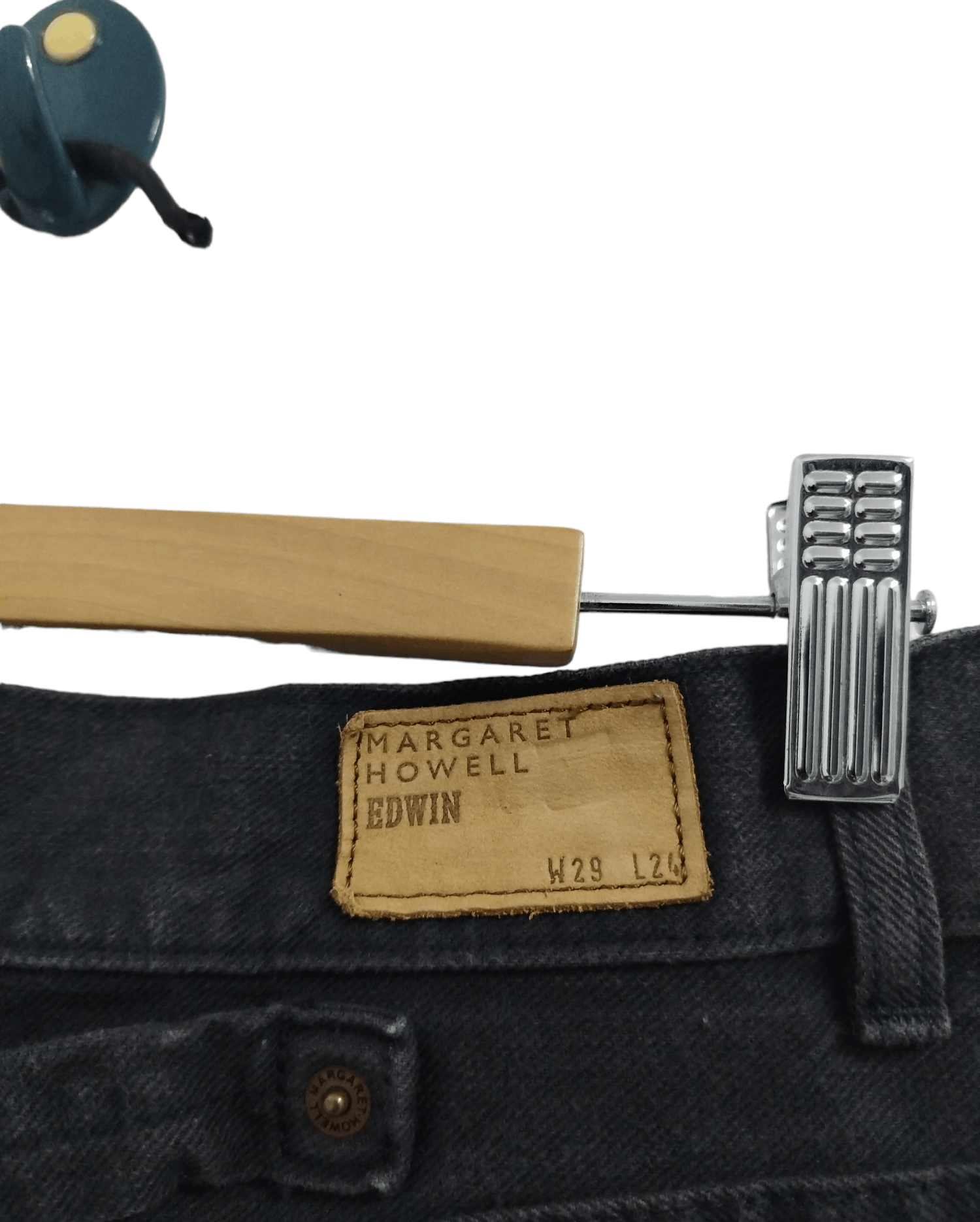 Edwin × Margaret Howell Margaret Howell × Edwin Buckle Back Cropped Denim Size US 29 - 8 Thumbnail