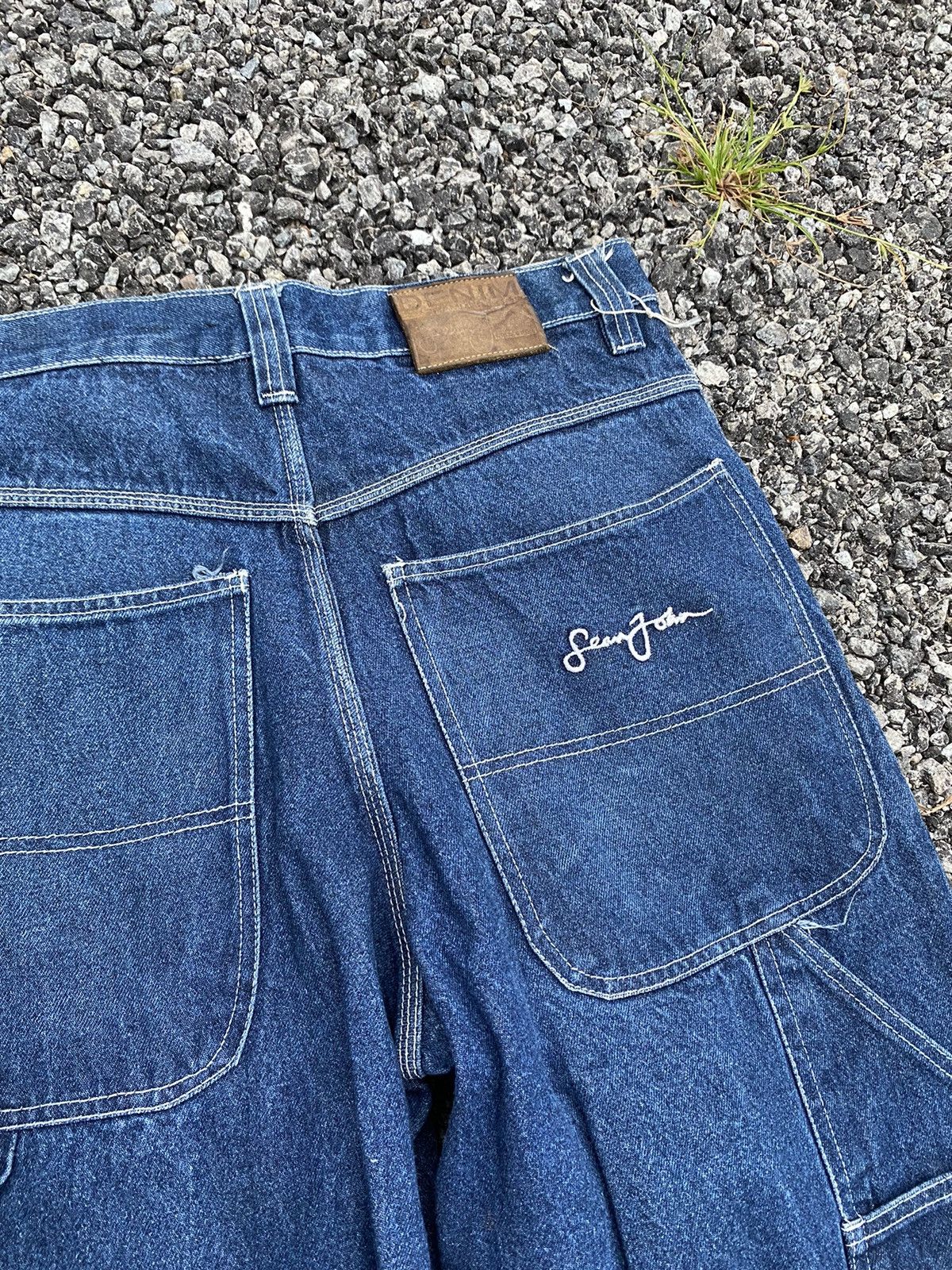 Sean John × Vintage ‼️LAST DROP‼️ Sean John Baggy Carpenter Denim Size US 33 - 11 Thumbnail