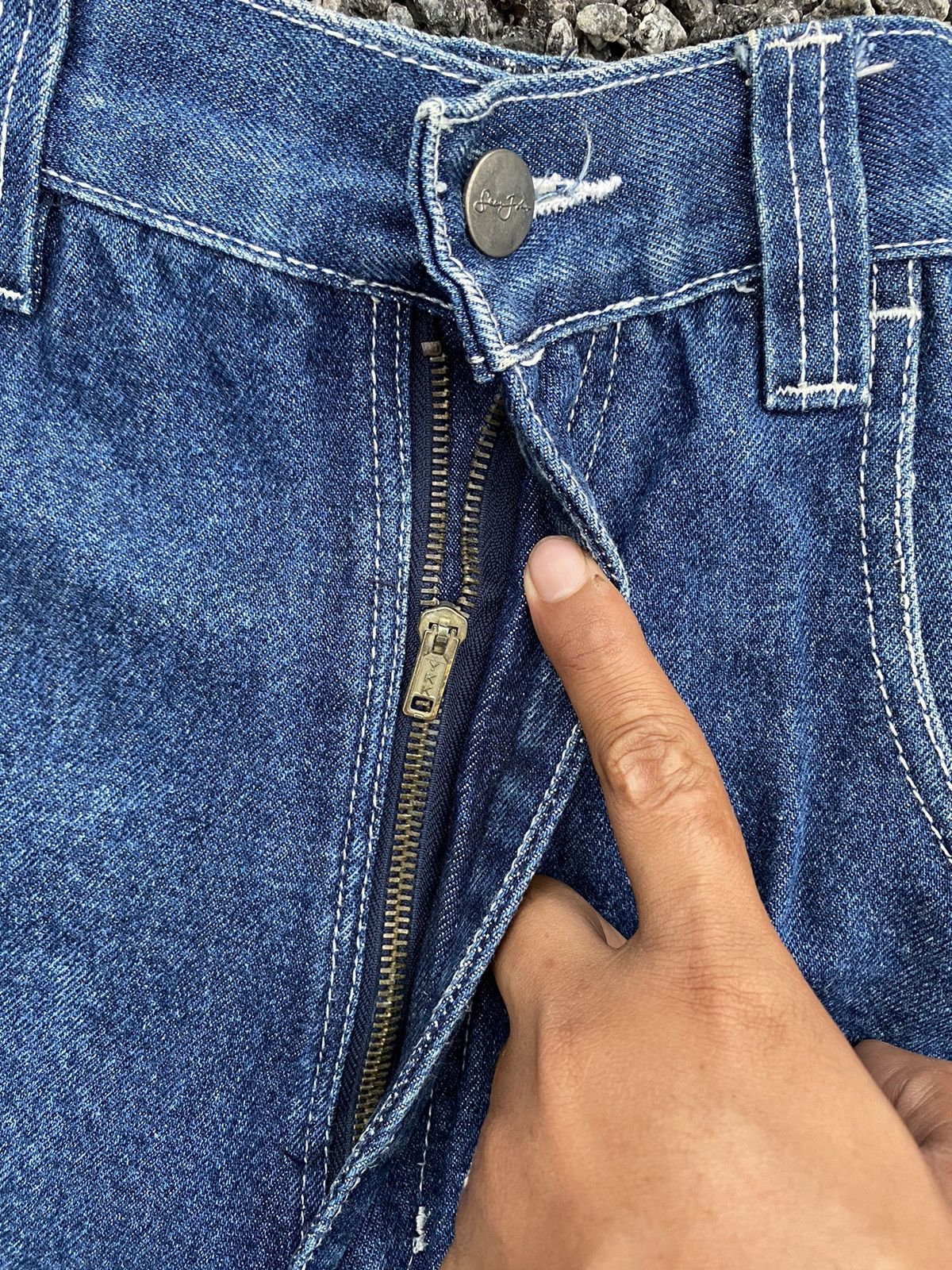 Sean John × Vintage ‼️LAST DROP‼️ Sean John Baggy Carpenter Denim Size US 33 - 9 Thumbnail