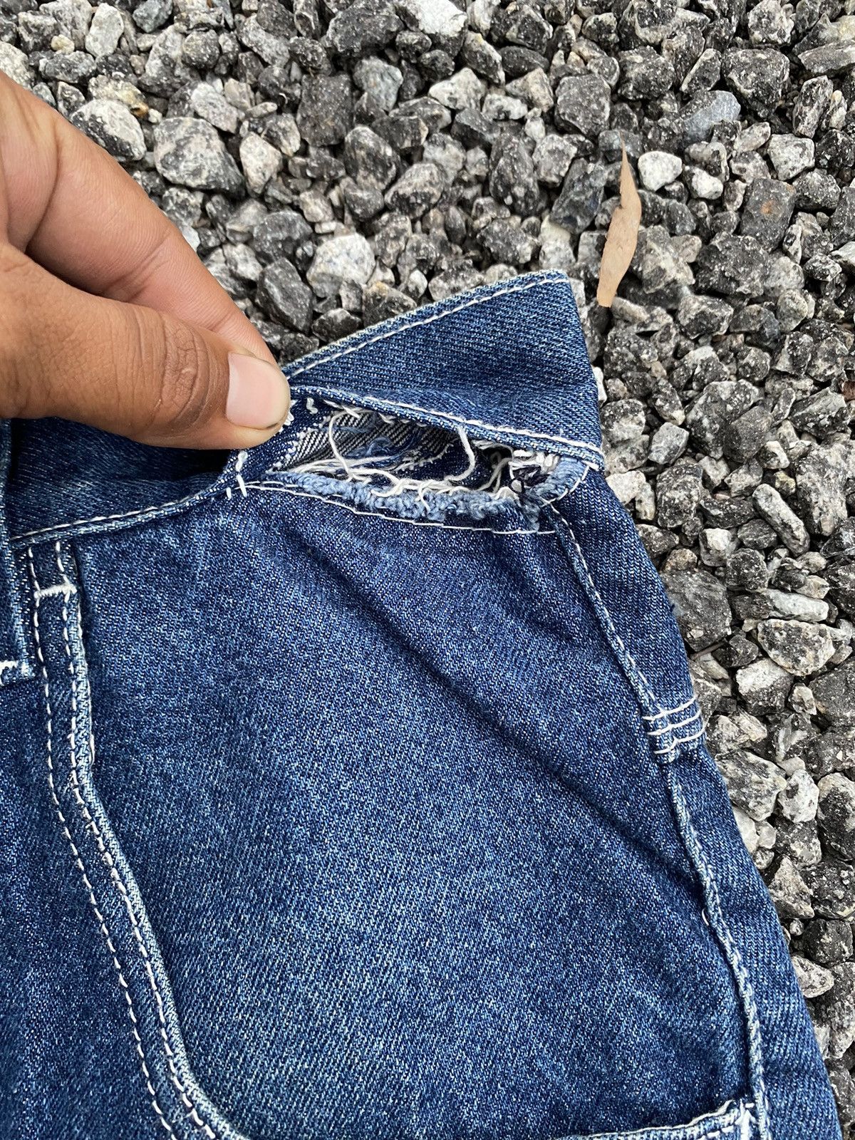 Sean John × Vintage ‼️LAST DROP‼️ Sean John Baggy Carpenter Denim Size US 33 - 8 Thumbnail